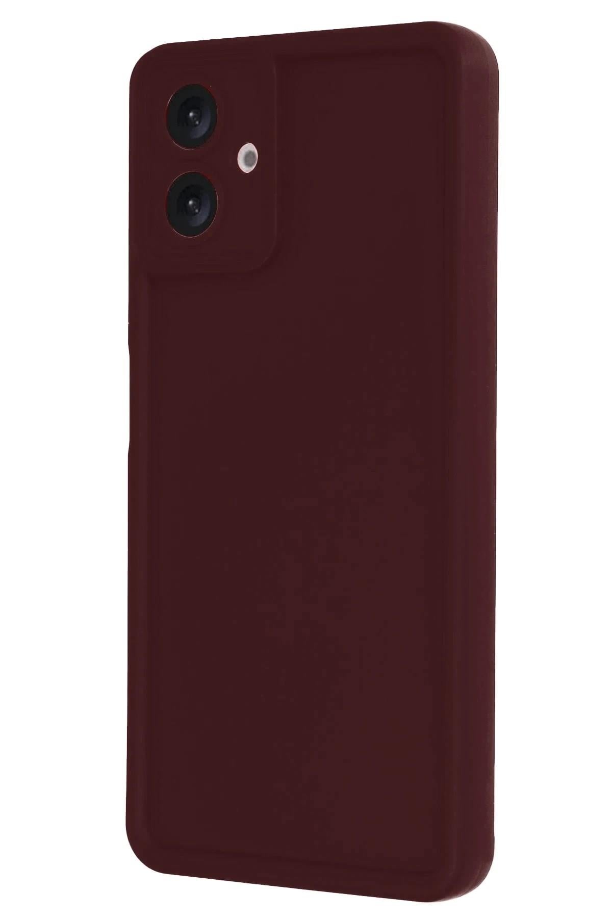 Mey İthalat®  Samsung Galaxy A06 Kılıf Viera Silikon - Bordo