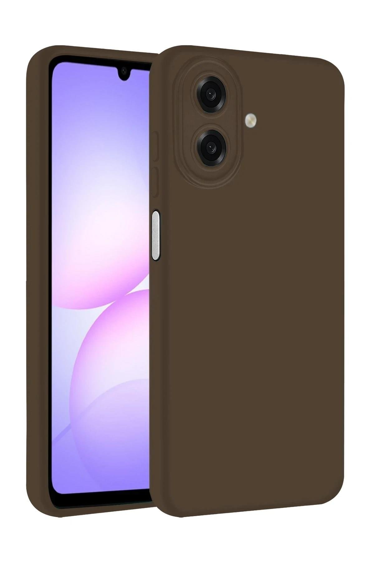 Mey İthalat®  Samsung Galaxy A07 4G First Silikon - Kahverengi