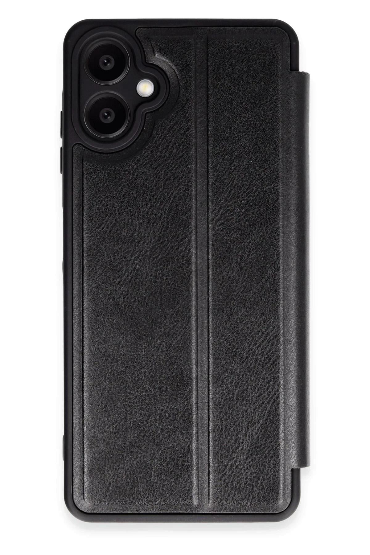 Mey İthalat®  Samsung Galaxy A07 4G Flip Cover - Siyah