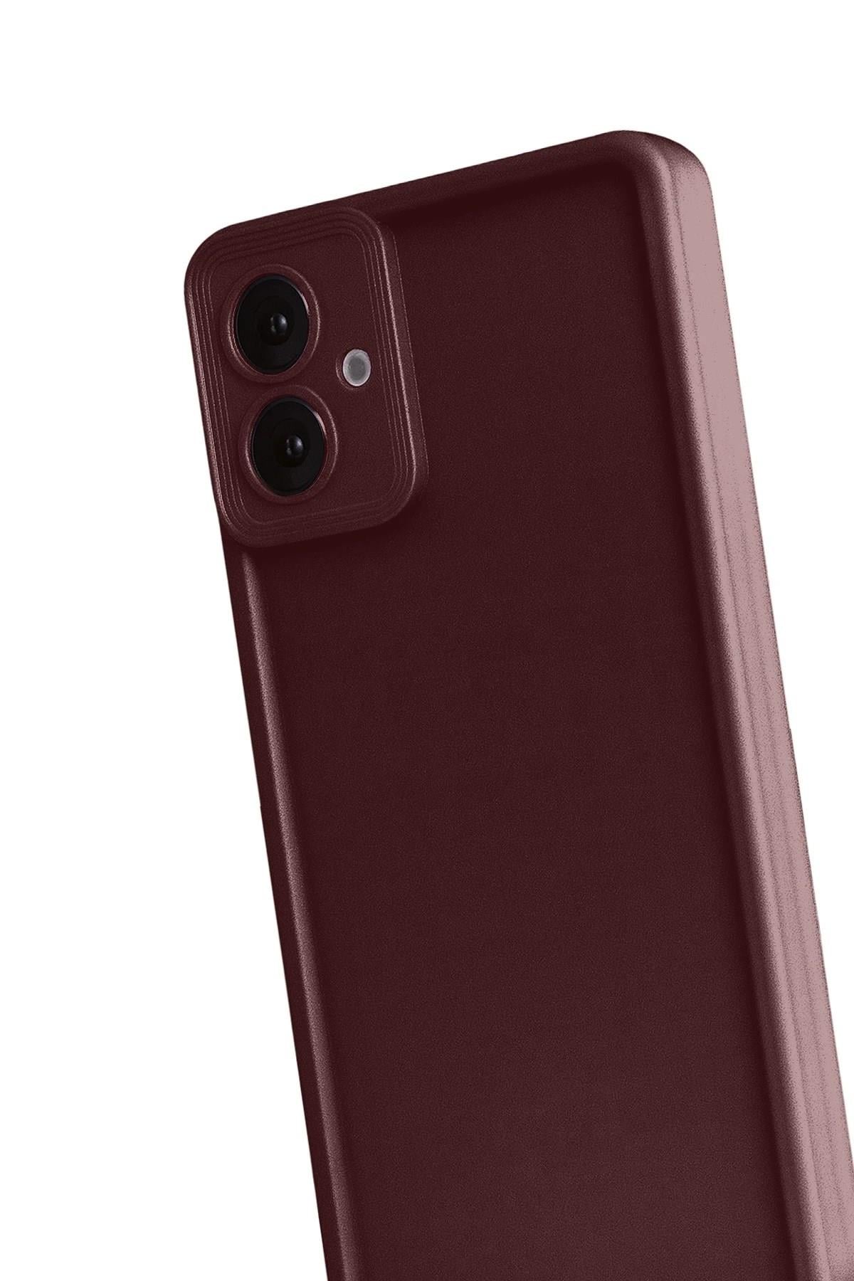 Mey İthalat®  Samsung Galaxy A07 4G Viera Silikon - Bordo