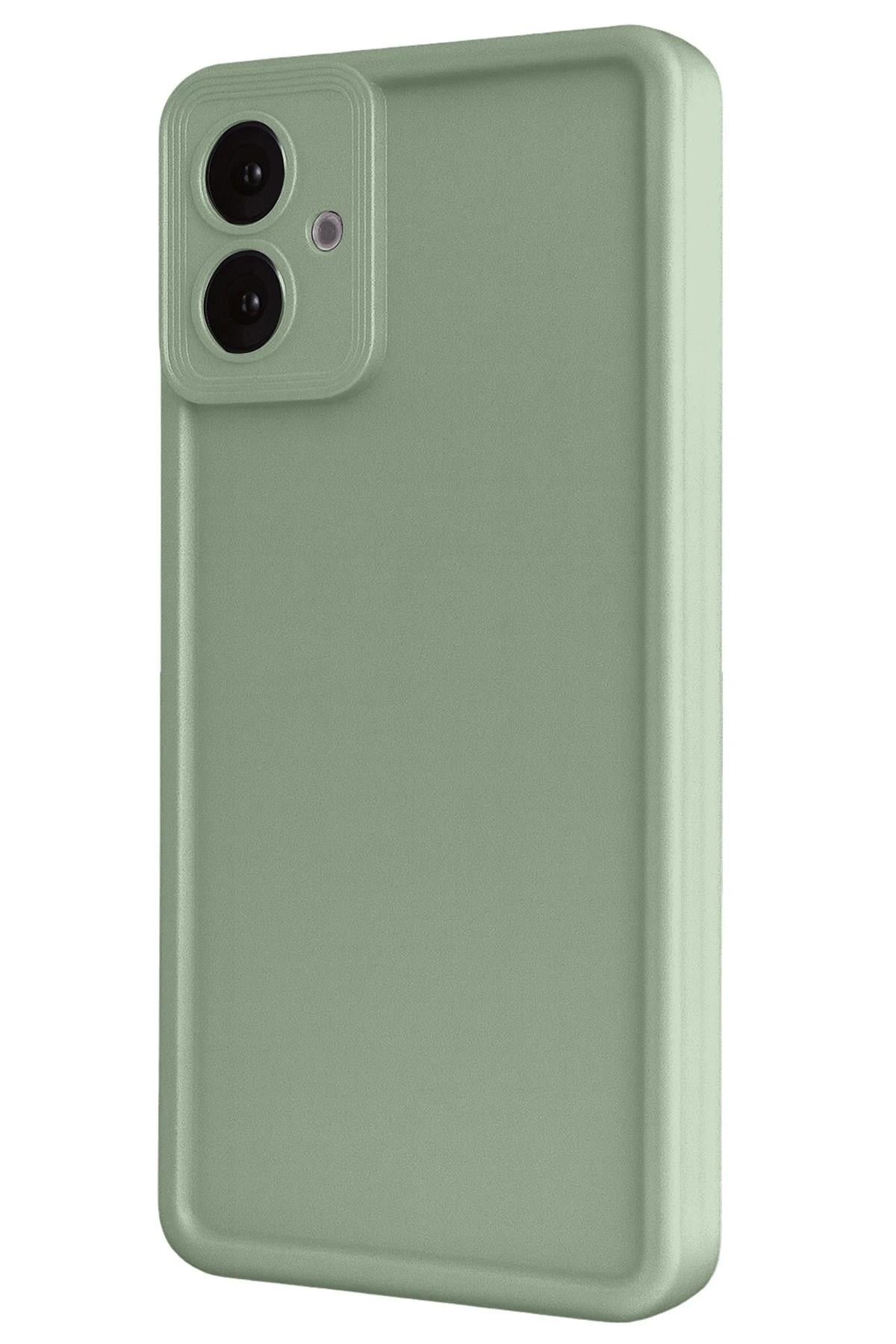 Mey İthalat®  Samsung Galaxy A07 4G Viera Silikon - Açık Yeşil