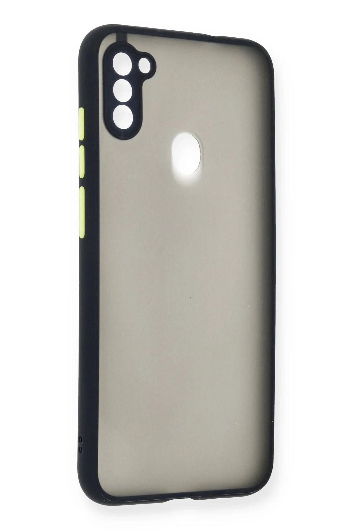 Mey İthalat®  Samsung Galaxy A11 Kılıf Montreal Silikon Kapak - Lacivert