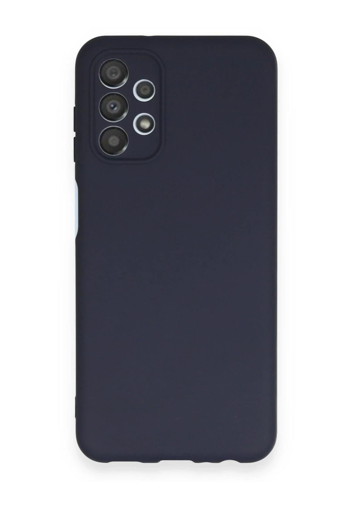 Mey İthalat®  Samsung Galaxy A13 4G Kılıf First Silikon - Lacivert