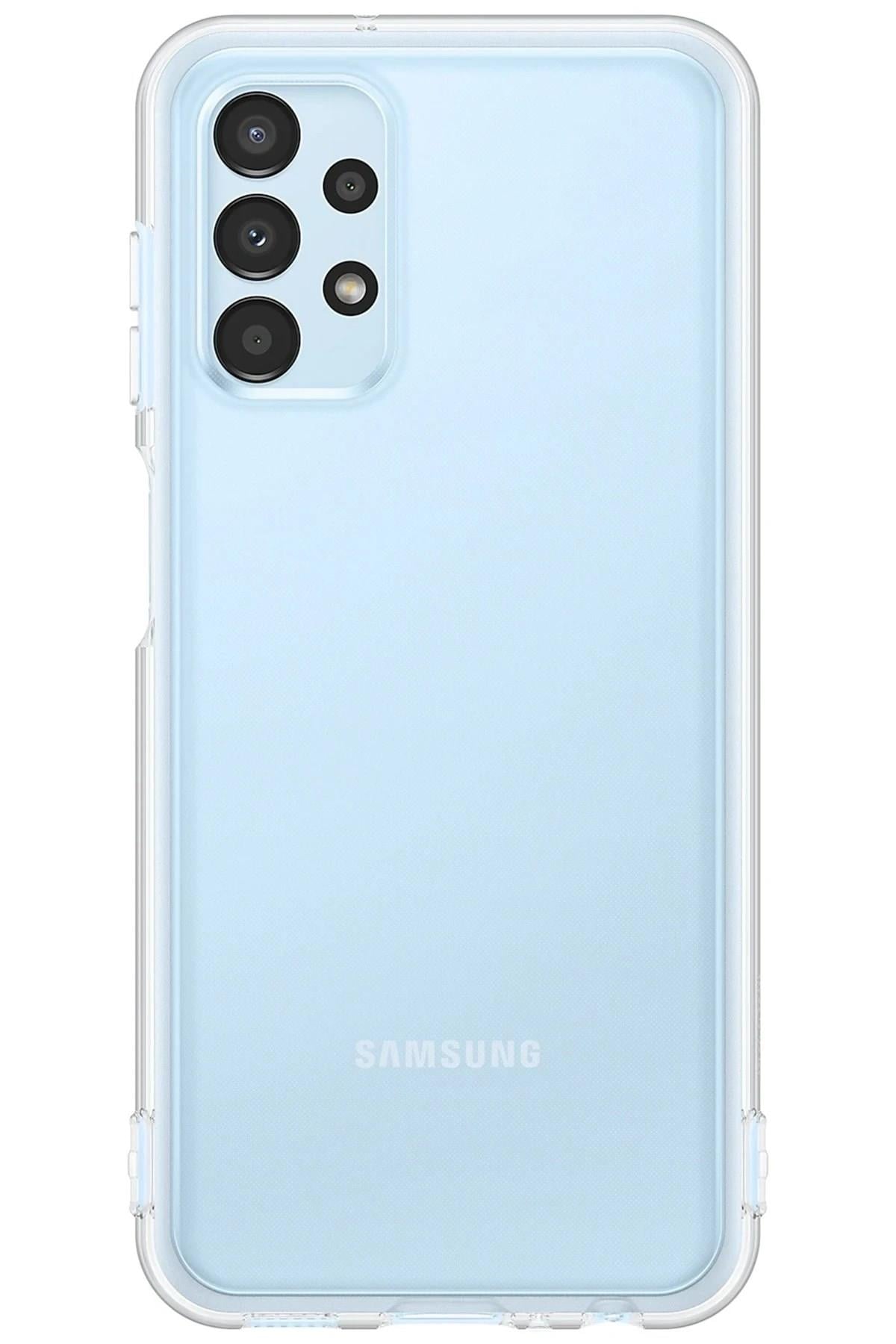 Mey İthalat®  Samsung Galaxy A13 4G Kılıf Lüx Şeffaf Silikon