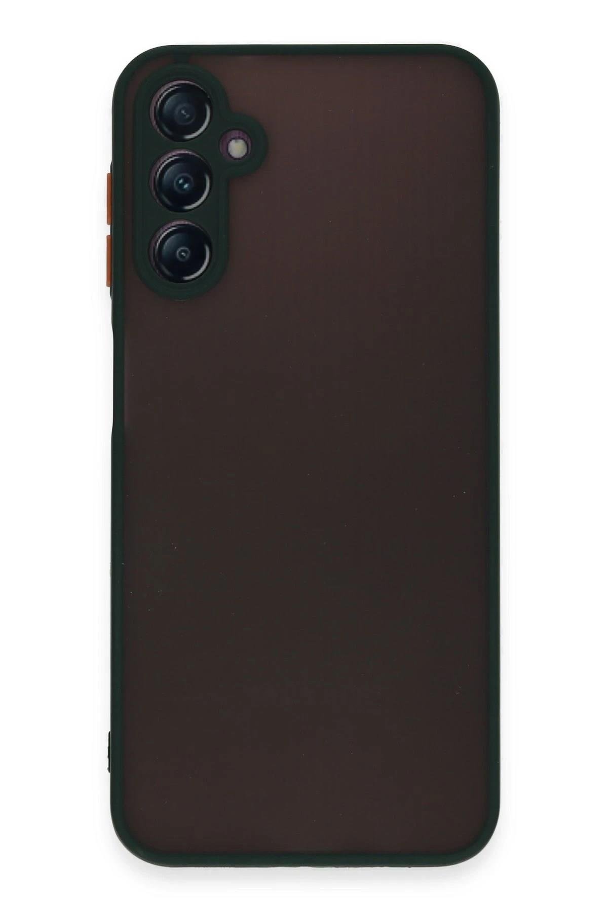 Mey İthalat®  Samsung Galaxy A14 4G Kılıf Montreal Silikon Kapak - Yeşil