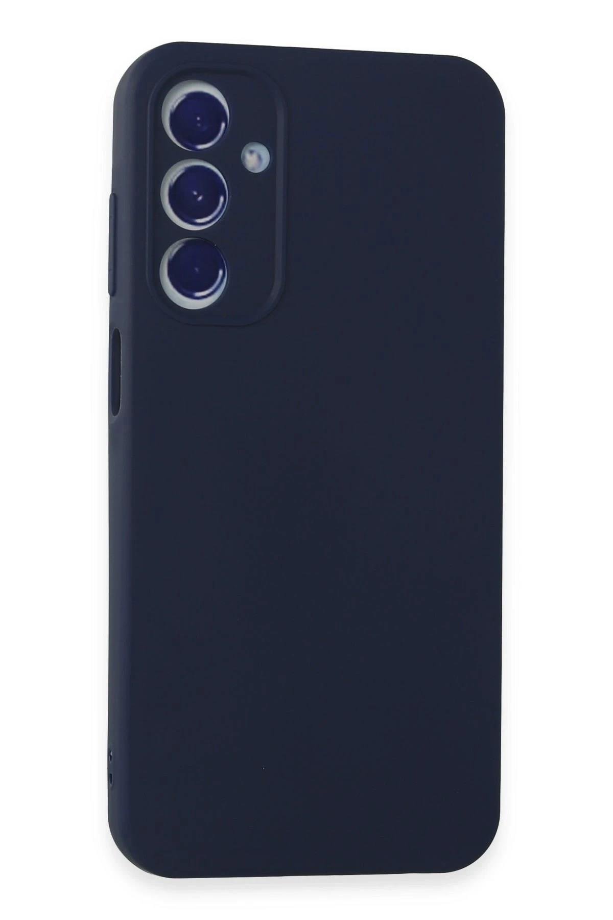 Mey İthalat®  Samsung Galaxy A15 4G Kılıf First Silikon - Lacivert