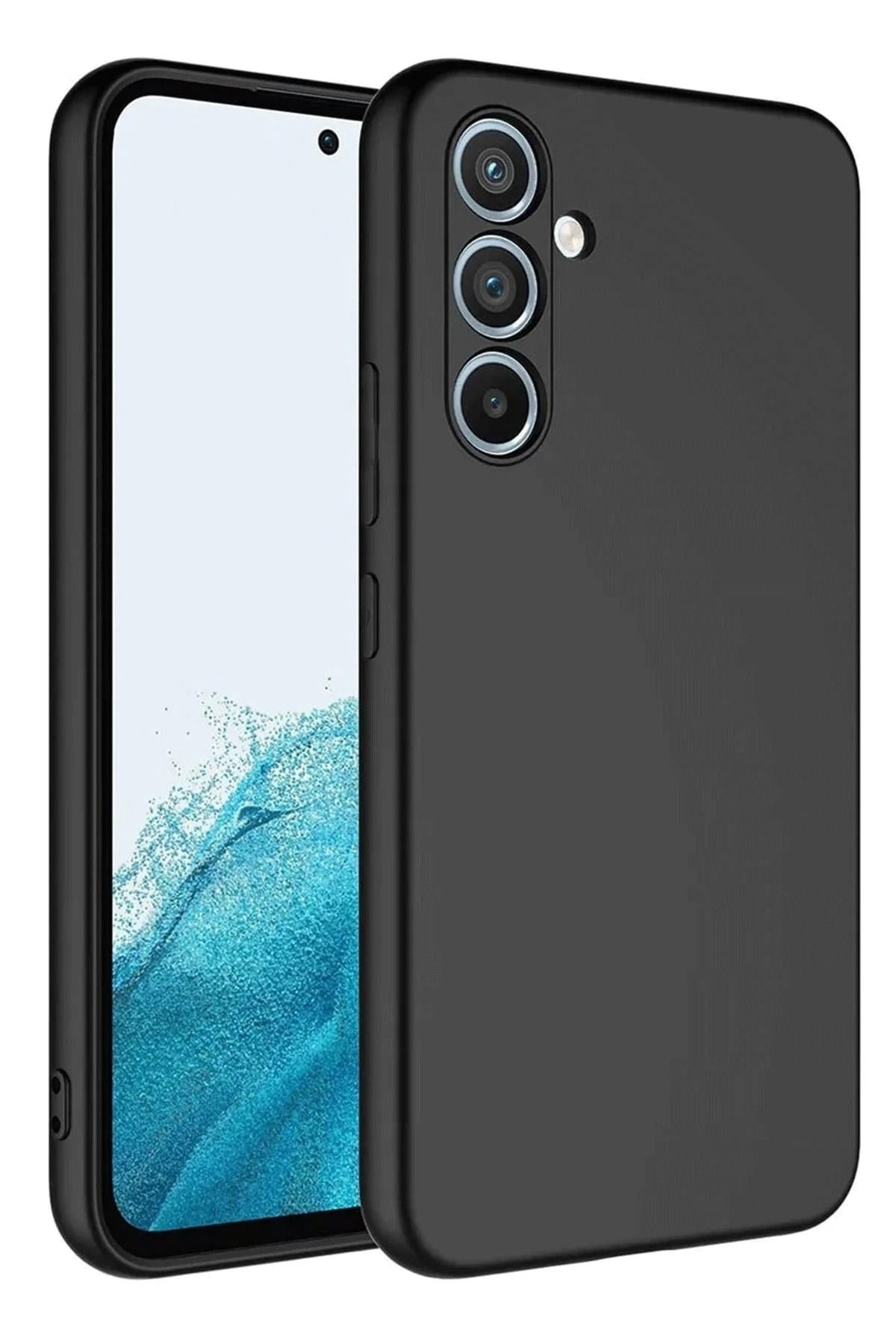 Mey İthalat®  Samsung Galaxy A16 5G Kılıf First Silikon - Siyah