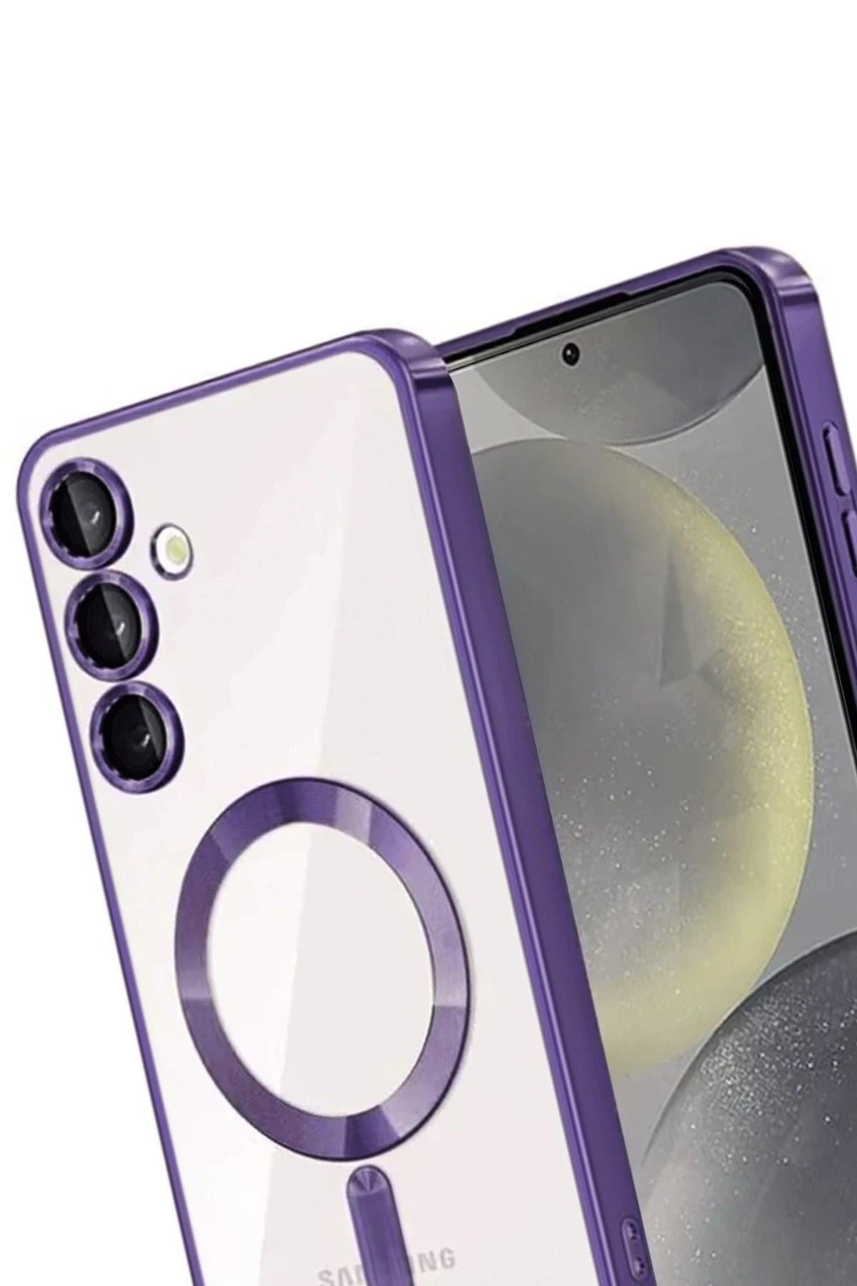 Mey İthalat®  Samsung Galaxy A17 5G Kross Magneticsafe Kapak - Mor