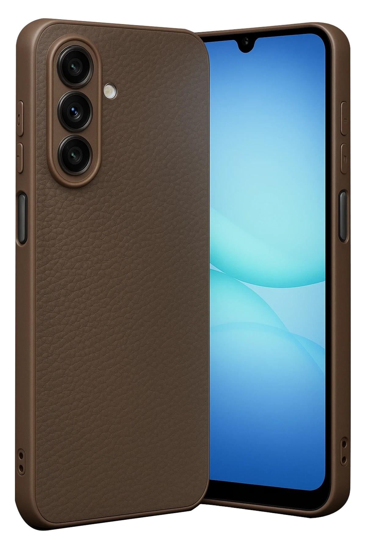 Mey İthalat®  Samsung Galaxy A17 5G Thermax Silikon Kılıf - Kahverengi