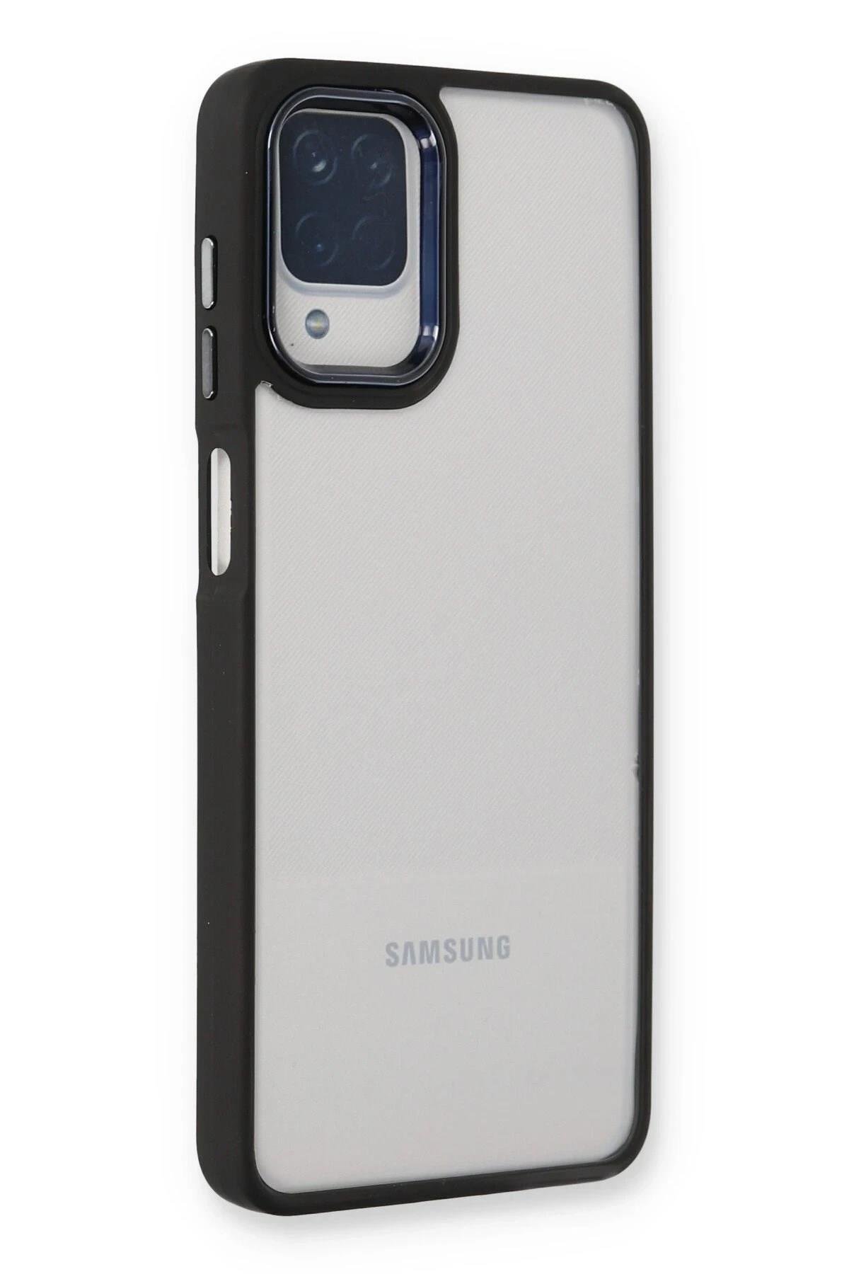 Mey İthalat®  Samsung Galaxy A22 Kılıf Dora Kapak - Siyah