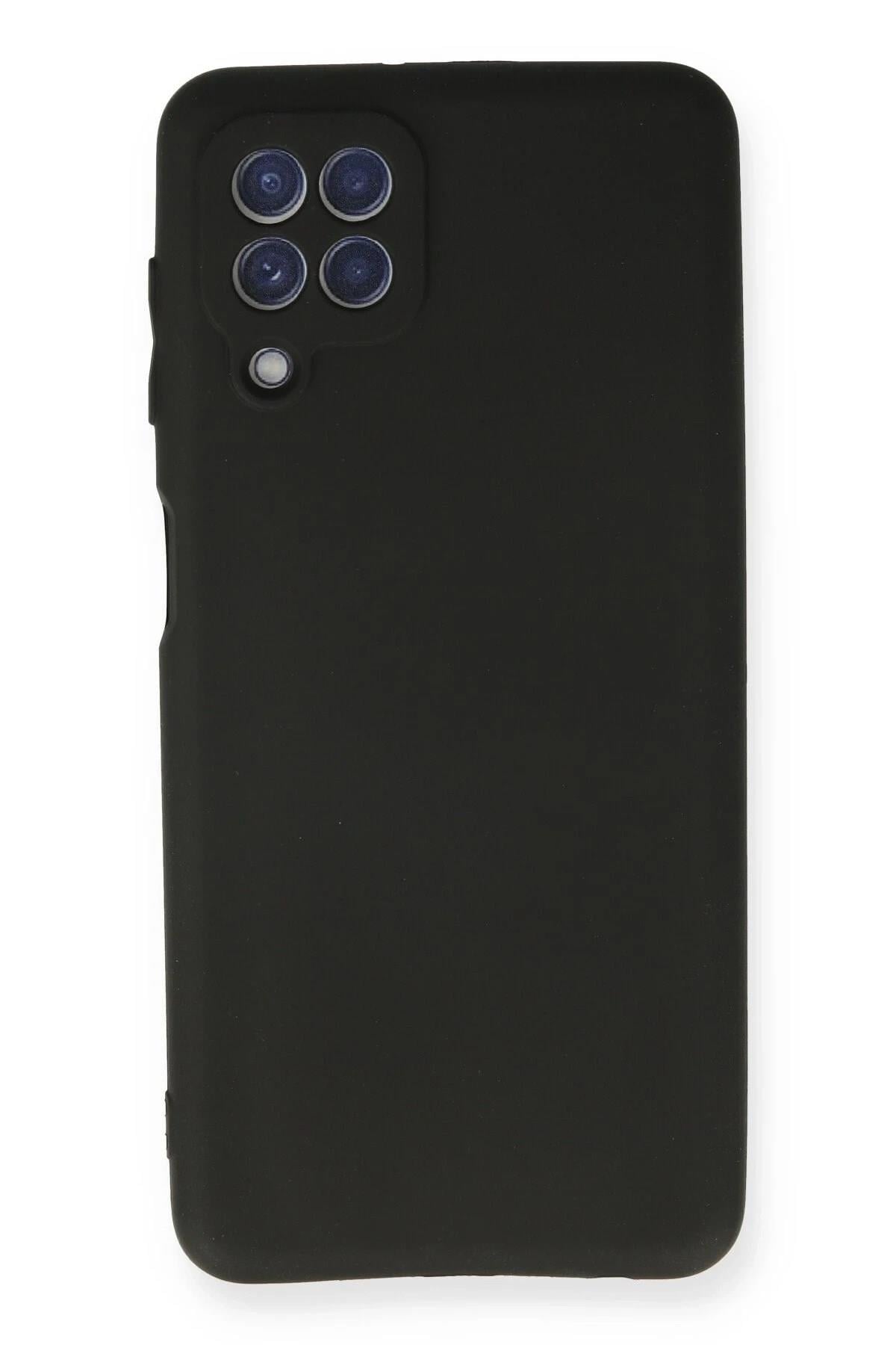 Mey İthalat®  Samsung Galaxy A22 Kılıf First Silikon - Siyah