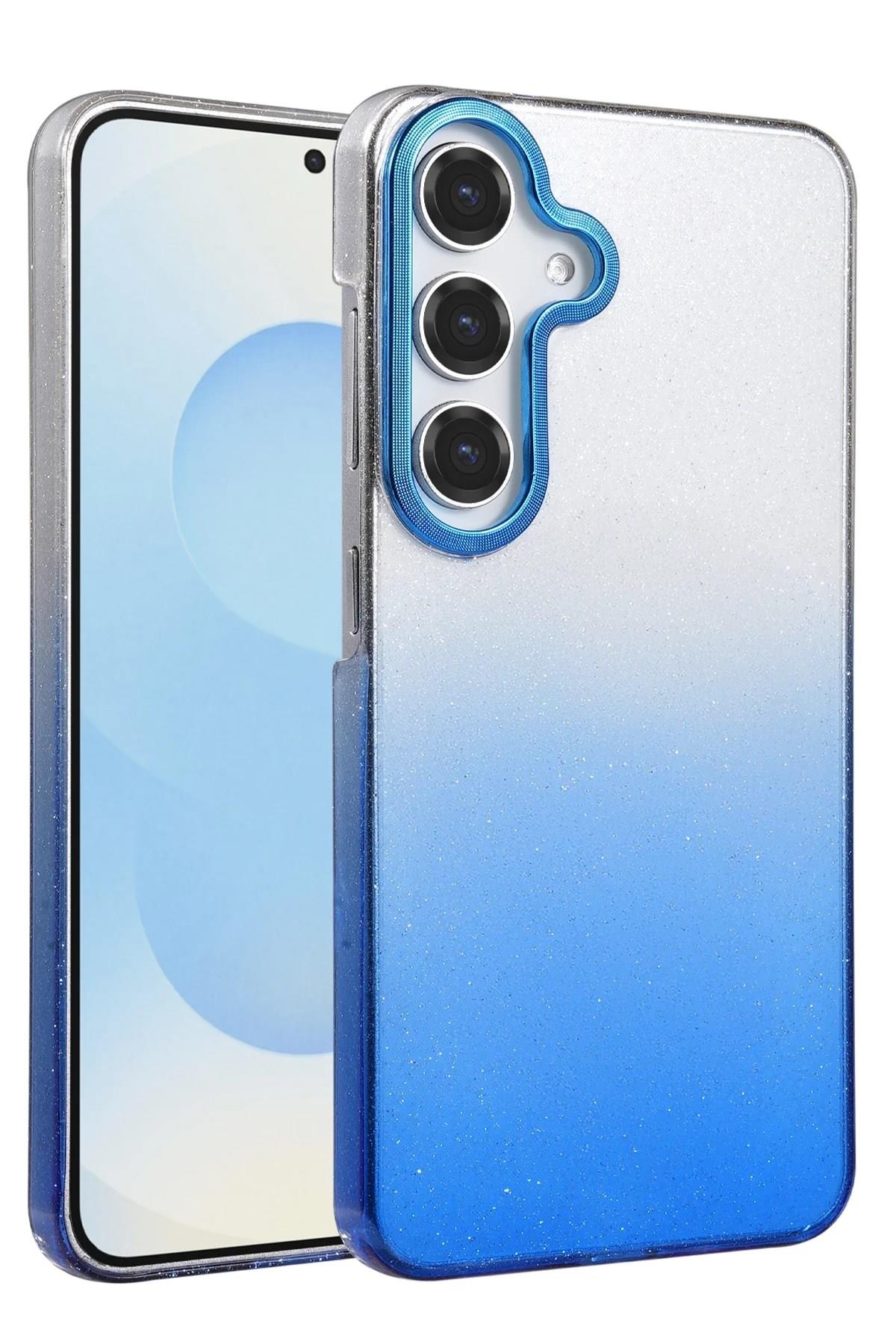 Mey İthalat®  Samsung Galaxy A25 5G Glossy Kapak - Mavi