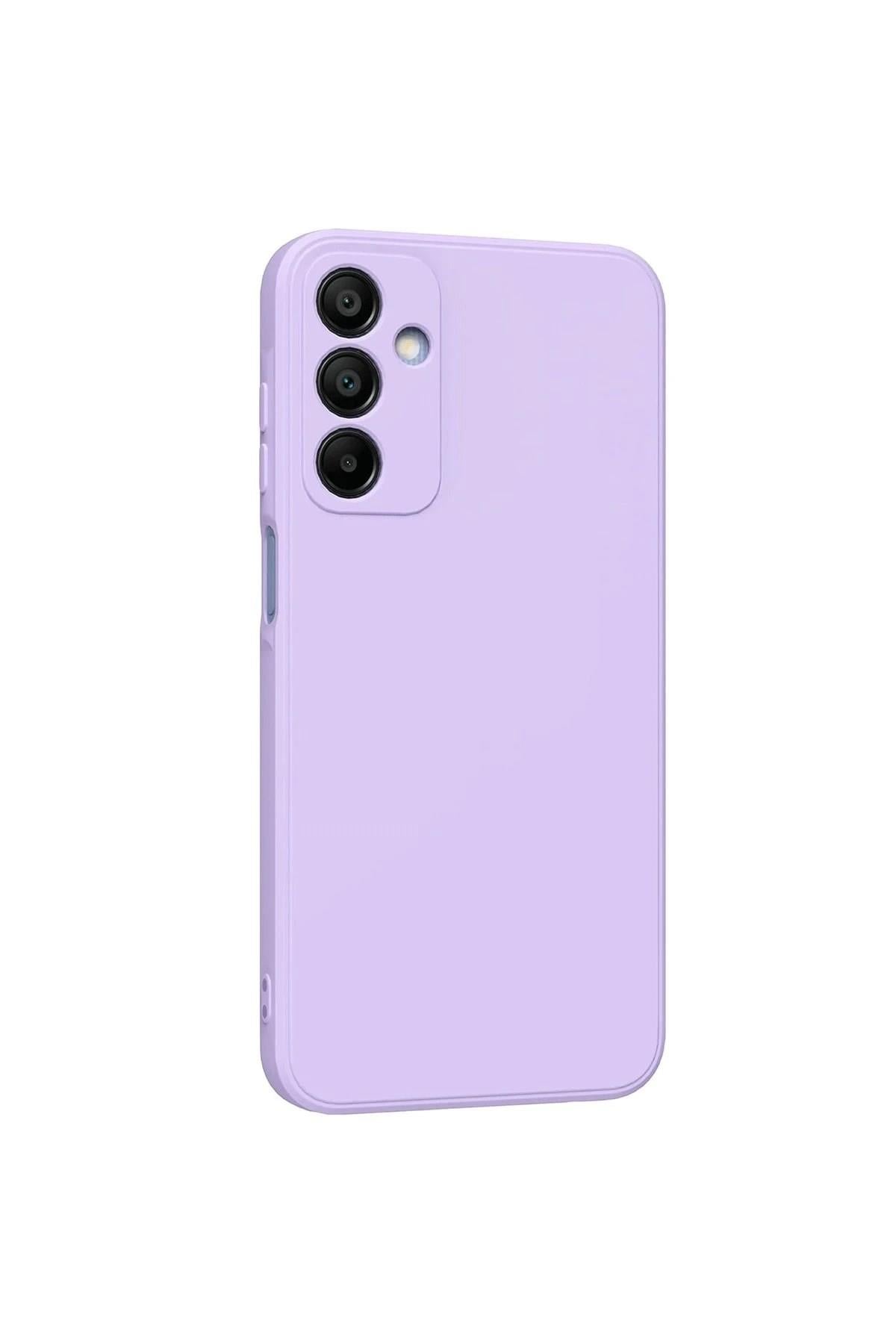 Mey İthalat®  Samsung Galaxy A25 5G Kılıf First Silikon - Lila