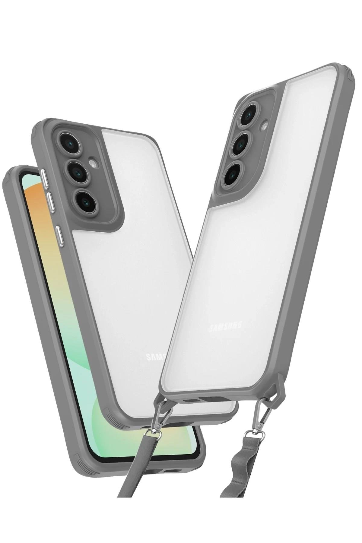 Mey İthalat®  Samsung Galaxy A25 5G Kılıf Penta Silikon Kılıf - Titan Gri