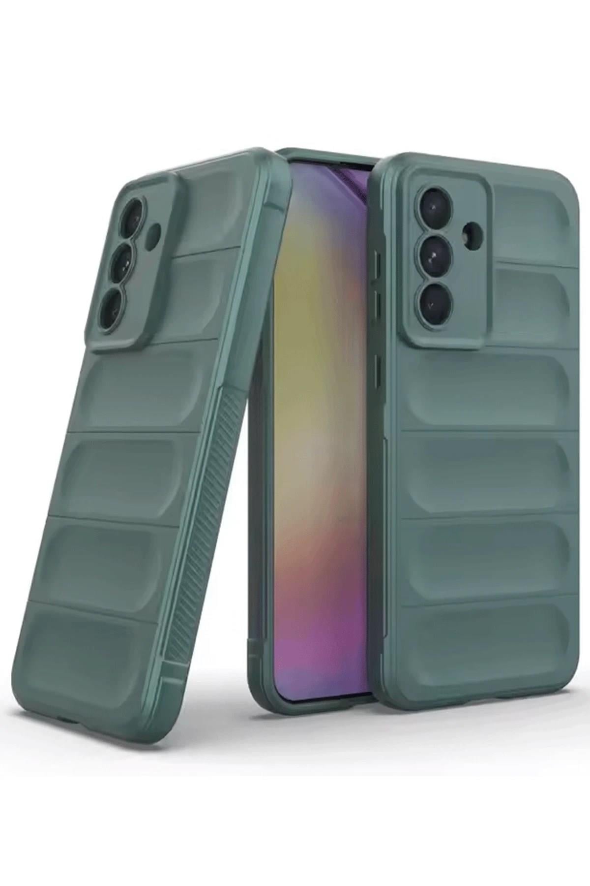 Mey İthalat®  Samsung Galaxy A26 Kılıf Optimum Silikon - Koyu Yeşil