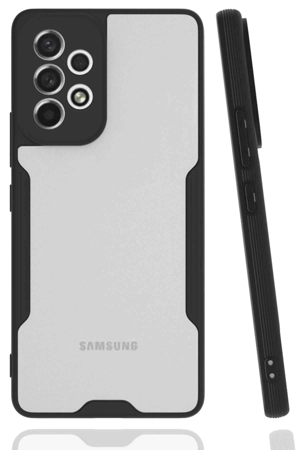 Mey İthalat®  Samsung Galaxy A33 5G Kılıf Platin Silikon - Siyah