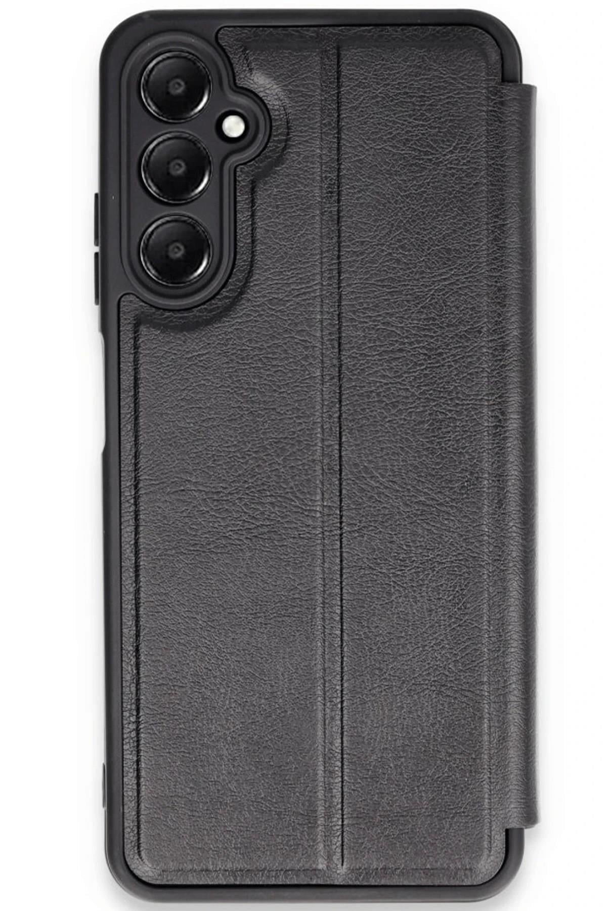 Mey İthalat®  Samsung Galaxy A35 5G Kılıf Flip Cover - Siyah