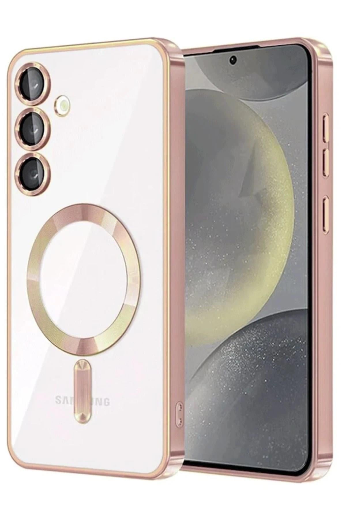 Mey İthalat®  Samsung Galaxy A35 5G Kross Magneticsafe Kapak - Rose