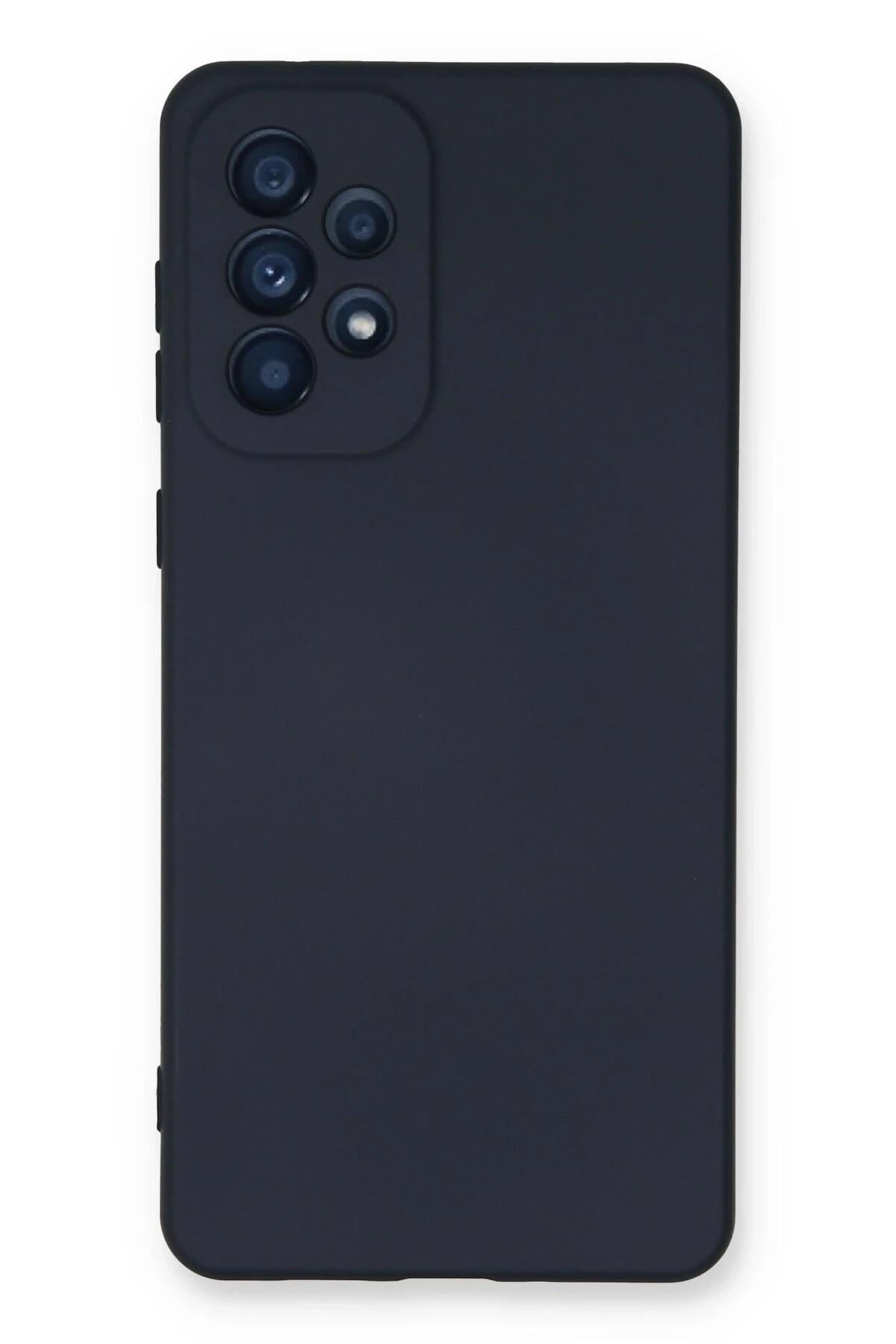 Mey İthalat®  Samsung Galaxy A53 5G Kılıf Nano içi Kadife Silikon - Lacivert