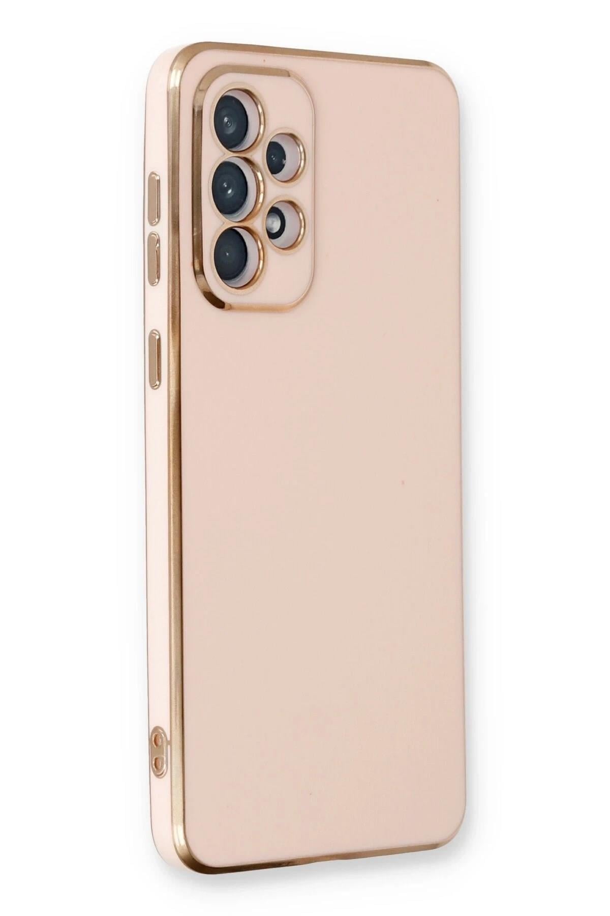 Mey İthalat®  Samsung Galaxy A53 5G Kılıf Volet Silikon - Pembe