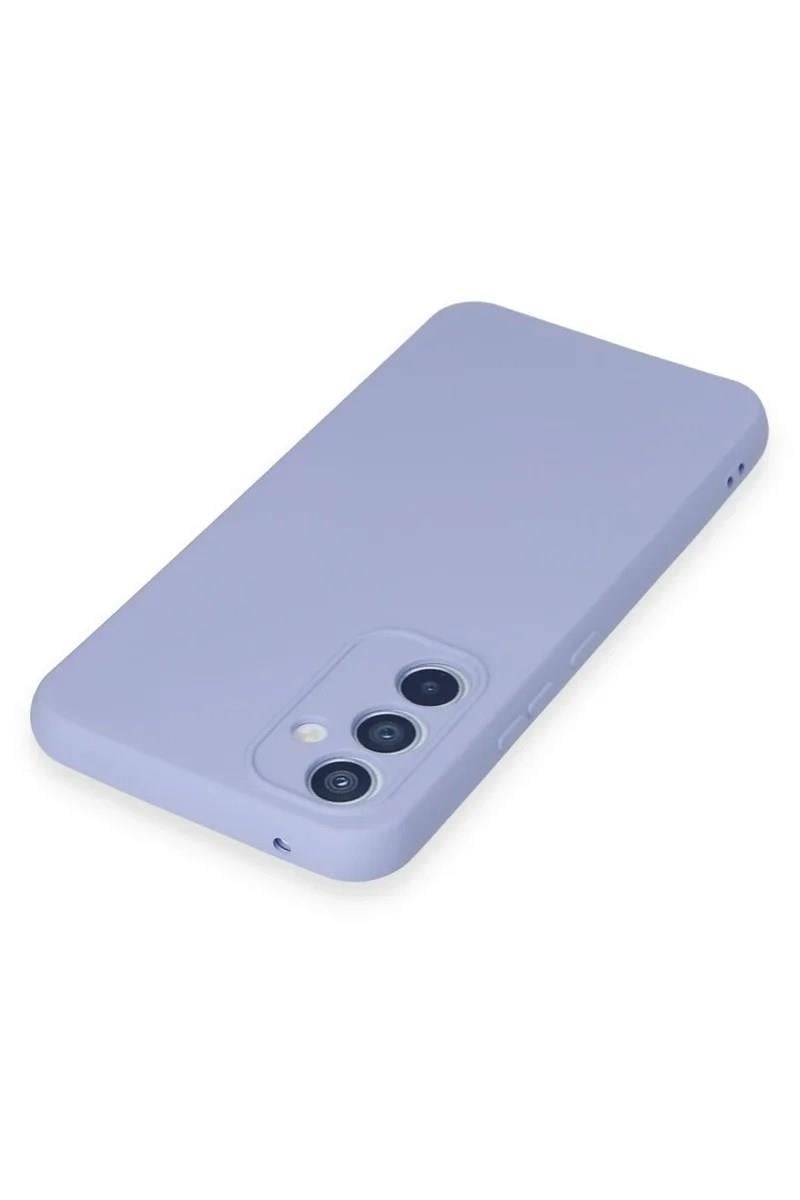 Mey İthalat®  Samsung Galaxy A54 5G Kılıf Nano içi Kadife Silikon - Lila