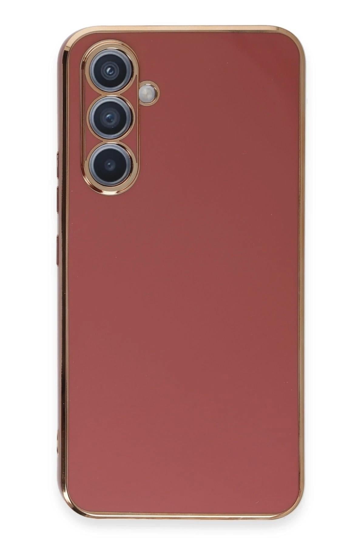 Mey İthalat®  Samsung Galaxy A54 5G Kılıf Volet Silikon - Kırmızı