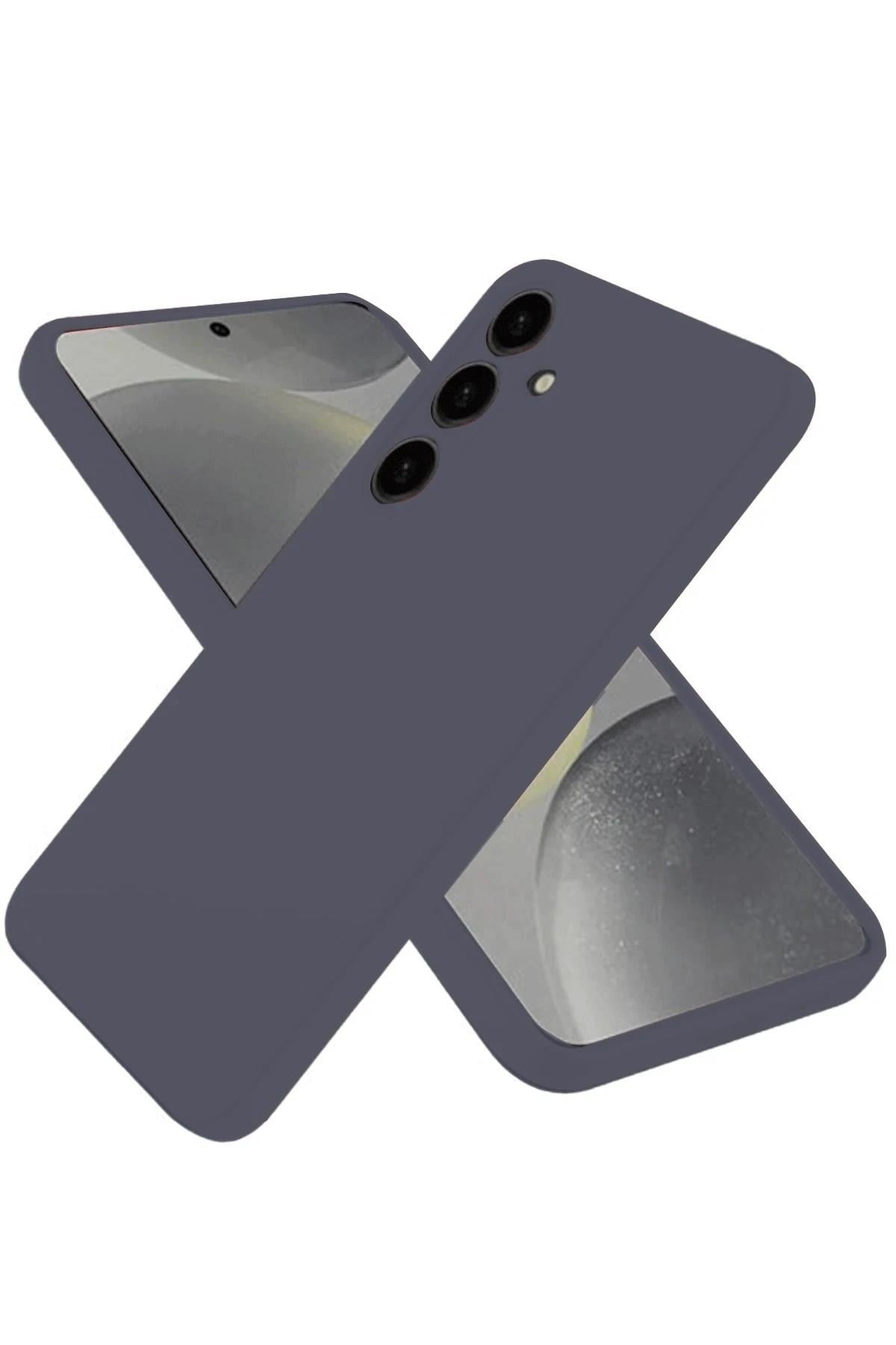 Mey İthalat®  Samsung Galaxy A56 Kılıf First Silikon - Gri