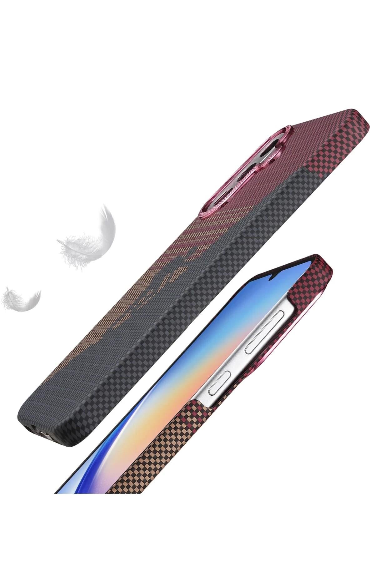 Mey İthalat®  Samsung Galaxy A56 Vega Magsafe Kapak - Çöl Titanyum