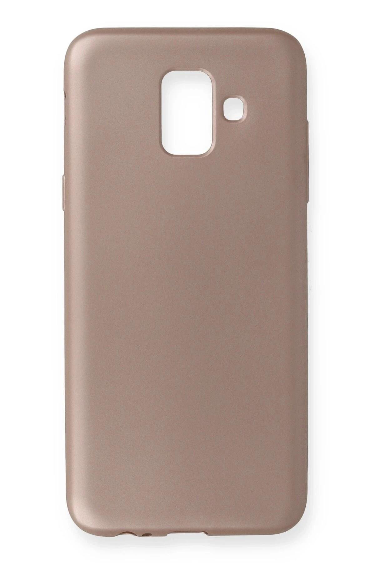 Mey İthalat®  Samsung Galaxy A6 2018 Kılıf First Silikon - Rose Gold