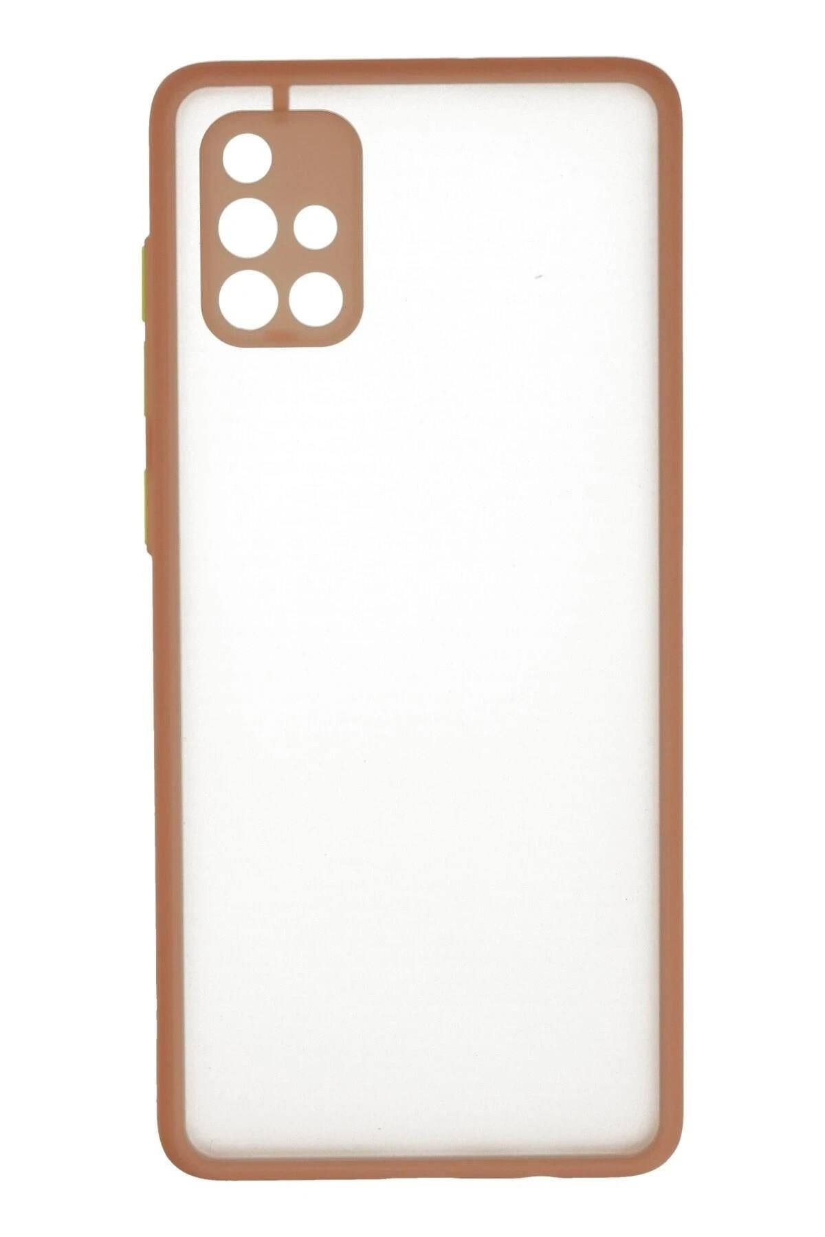 Mey İthalat®  Samsung Galaxy A71 Kılıf Montreal Silikon Kapak - Pembe