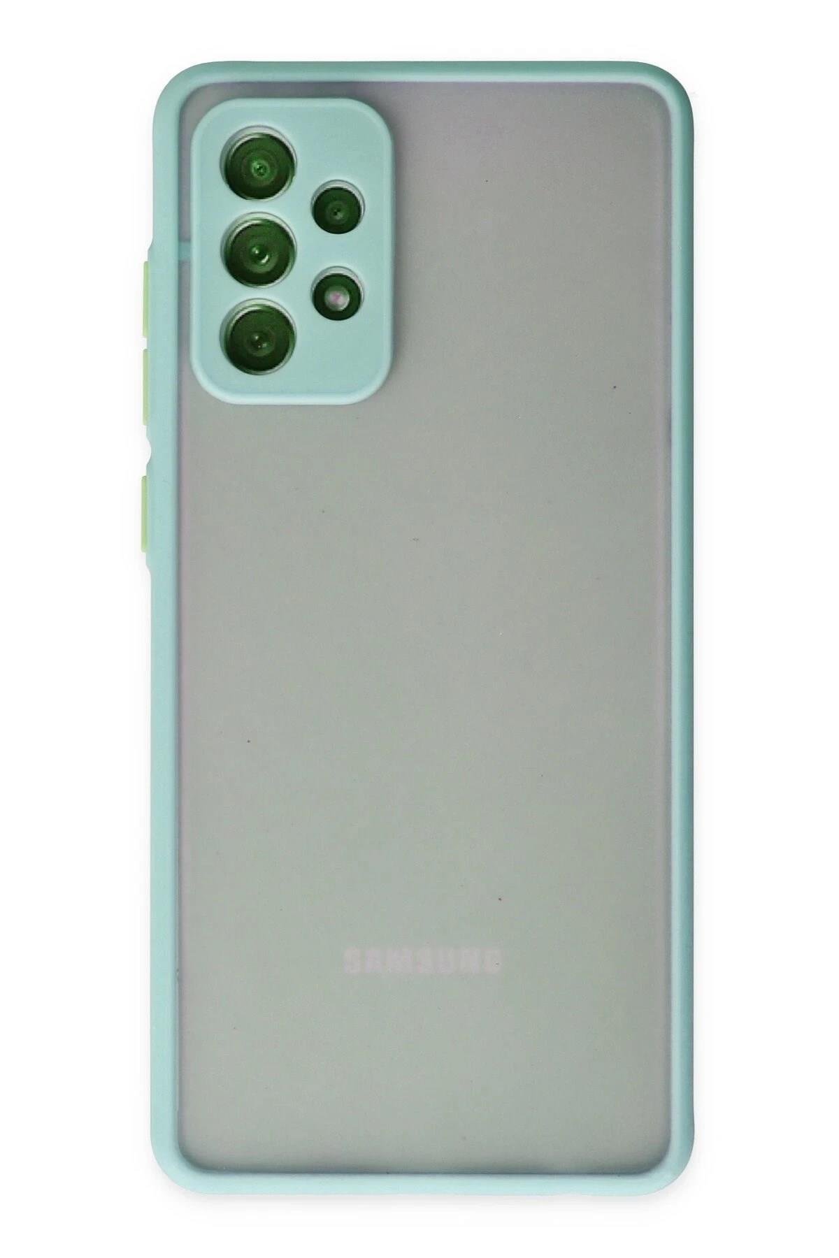 Mey İthalat®  Samsung Galaxy A72 Kılıf Montreal Silikon Kapak - Turkuaz