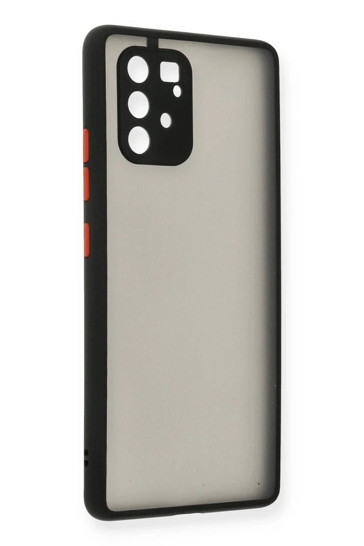 Mey İthalat®  Samsung Galaxy A91 / S10 Lite Kılıf Montreal Silikon Kapak - Siyah