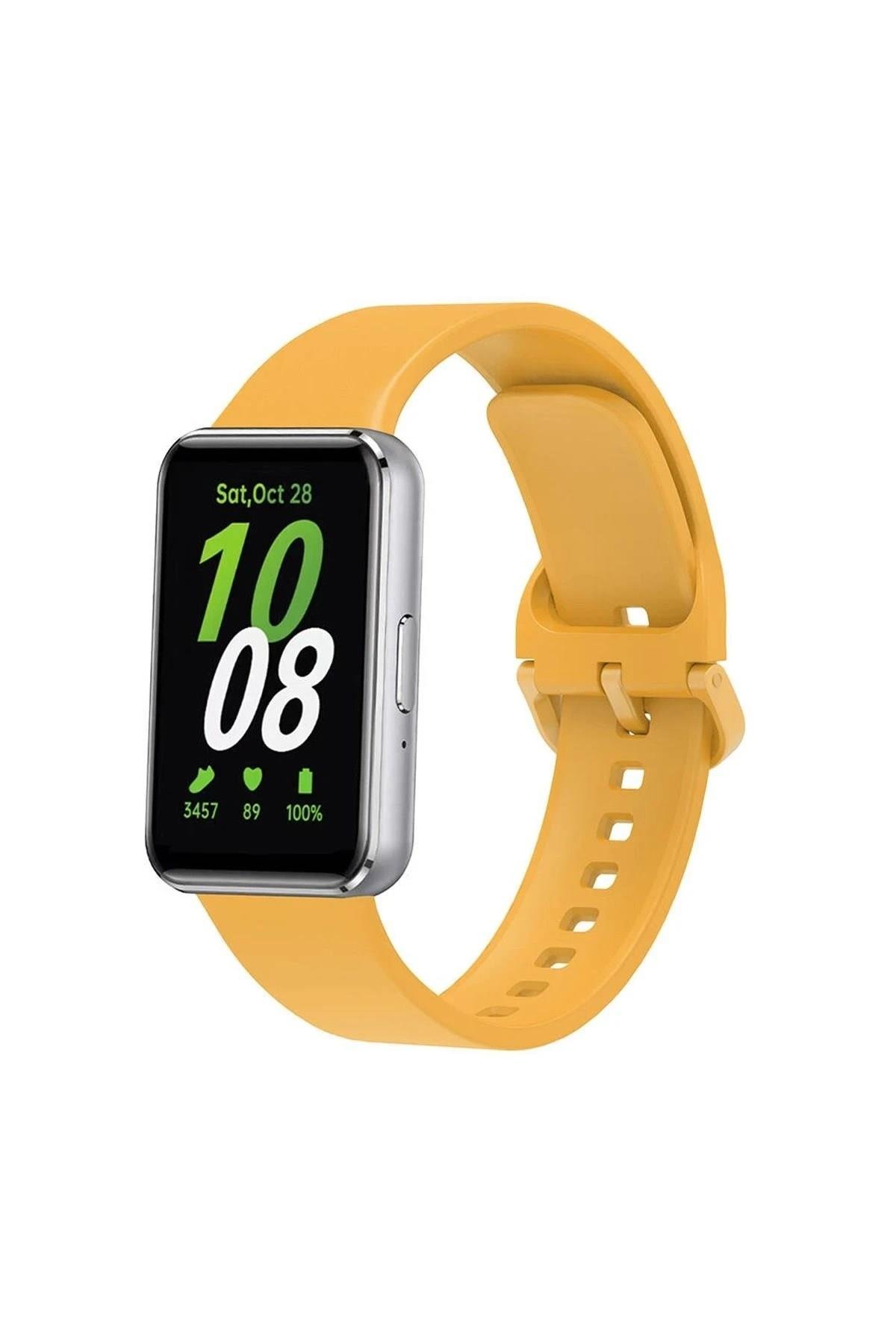 Mey İthalat®  Samsung Galaxy Fit 3 Klasik Kordon - Sarı
