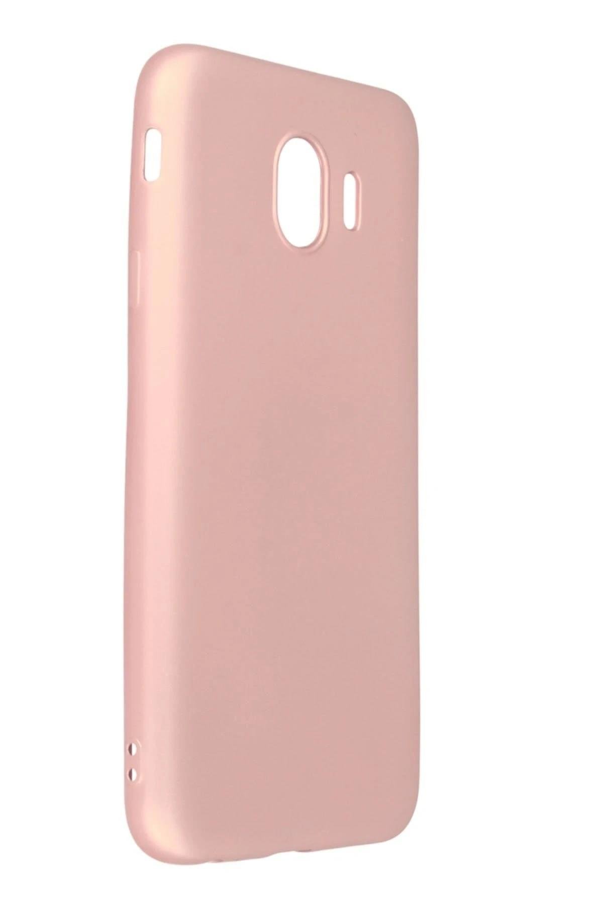 Mey İthalat®  Samsung Galaxy J4 Kılıf First Silikon - Rose Gold