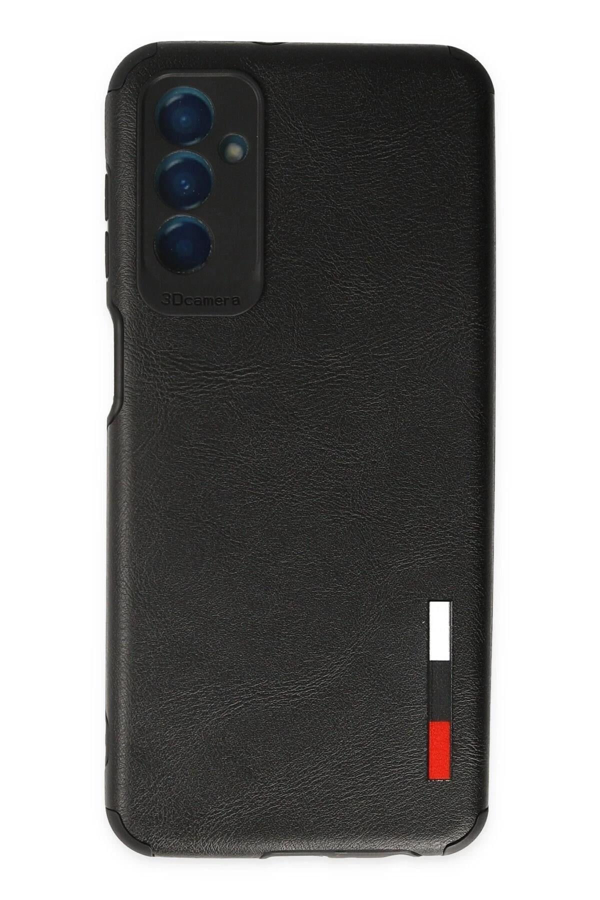 Mey İthalat®  Samsung Galaxy M13 Kılıf Loop Deri Silikon - Siyah