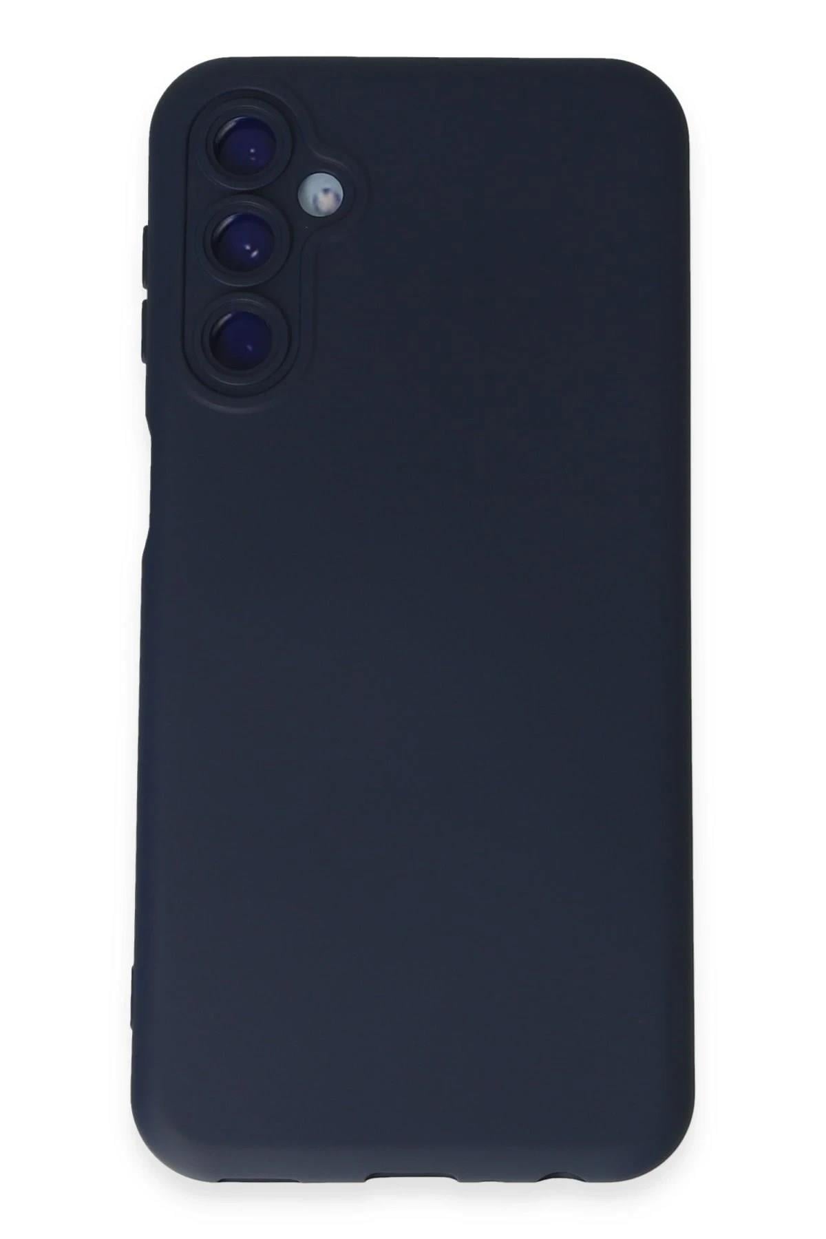 Mey İthalat®  Samsung Galaxy M14 5G Kılıf Nano içi Kadife Silikon - Lacivert