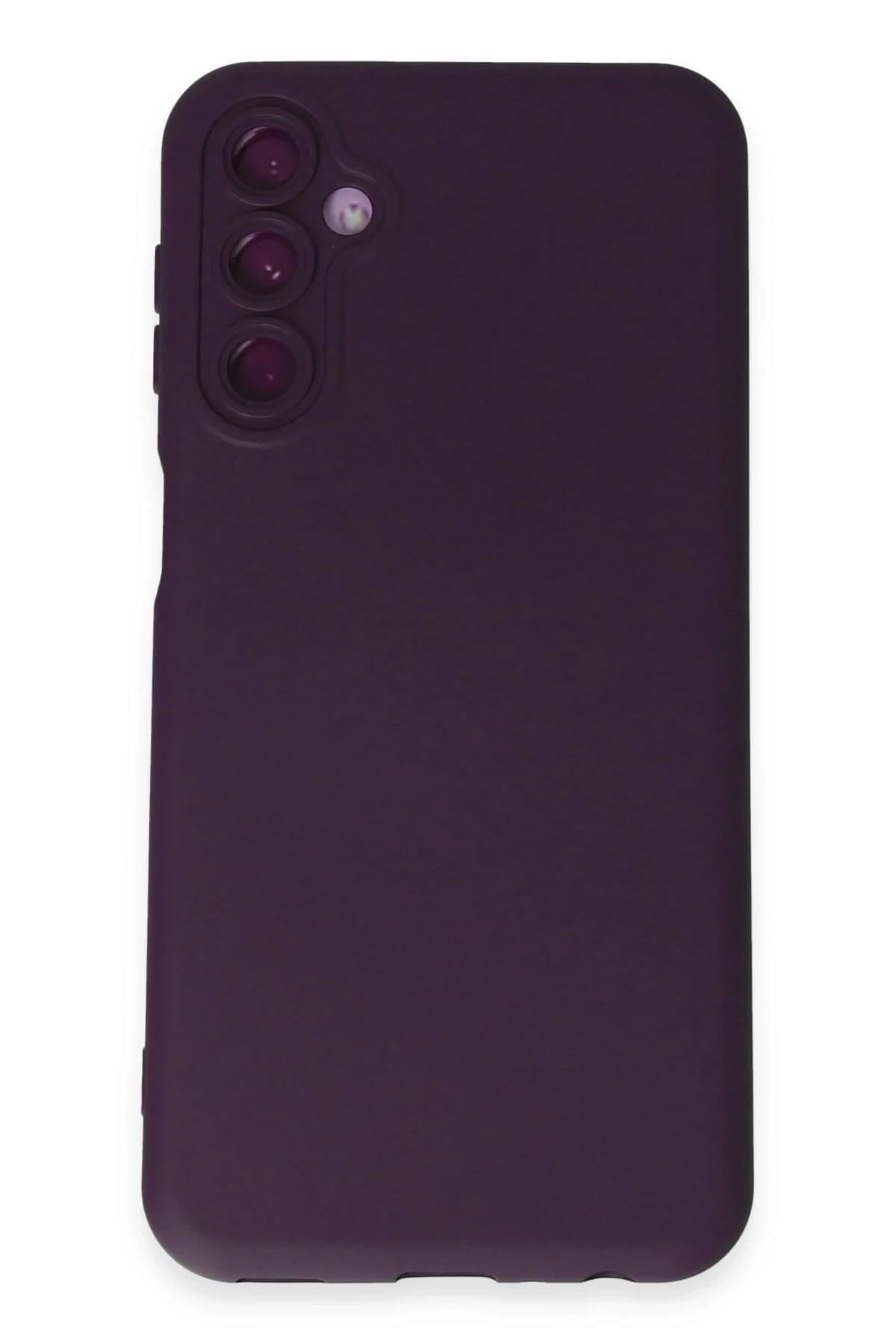 Mey İthalat®  Samsung Galaxy M14 5G Kılıf Nano içi Kadife Silikon - Mor