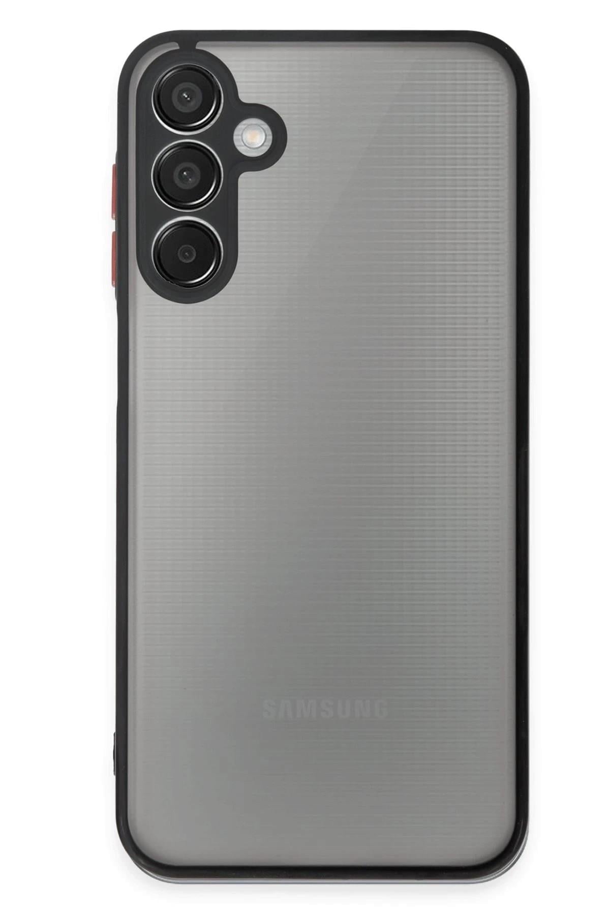 Mey İthalat®  Samsung Galaxy M15 Kılıf Montreal Silikon Kapak - Siyah
