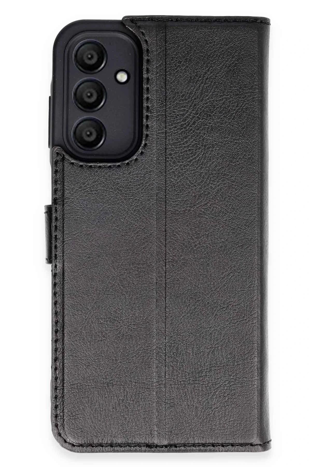 Mey İthalat®  Samsung Galaxy M15 Kılıf Trend S Plus Kapaklı Kılıf - Siyah