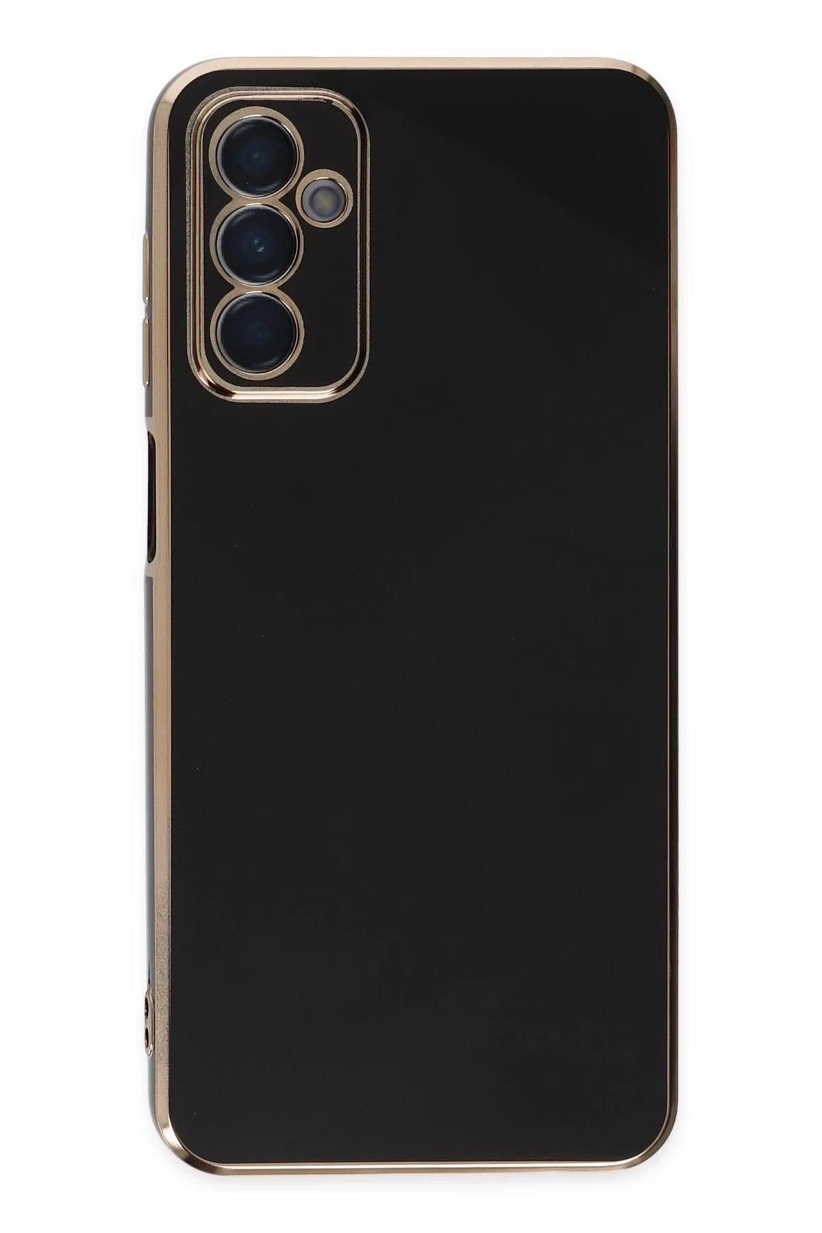 Mey İthalat®  Samsung Galaxy M23 Kılıf Volet Silikon - Siyah