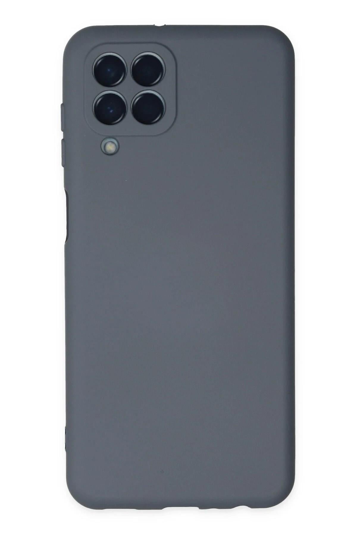 Mey İthalat®  Samsung Galaxy M33 Kılıf Nano içi Kadife Silikon - Gri