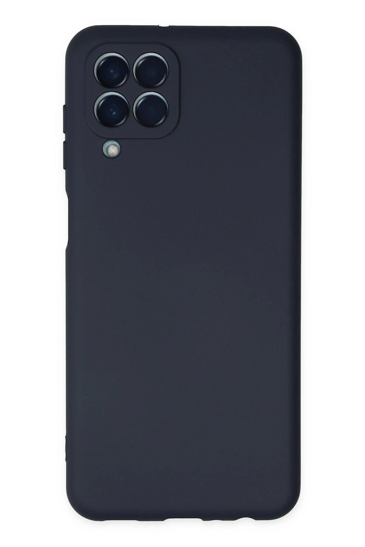 Mey İthalat®  Samsung Galaxy M33 Kılıf Nano içi Kadife Silikon - Lacivert