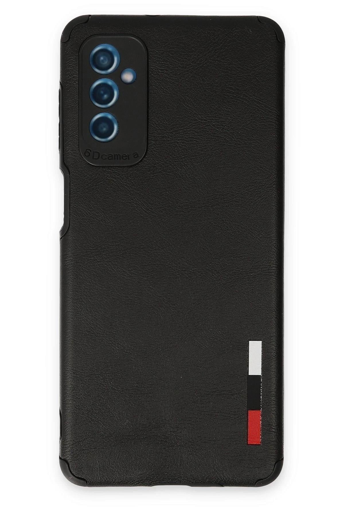 Mey İthalat®  Samsung Galaxy M52 5G Kılıf Loop Deri Silikon - Siyah