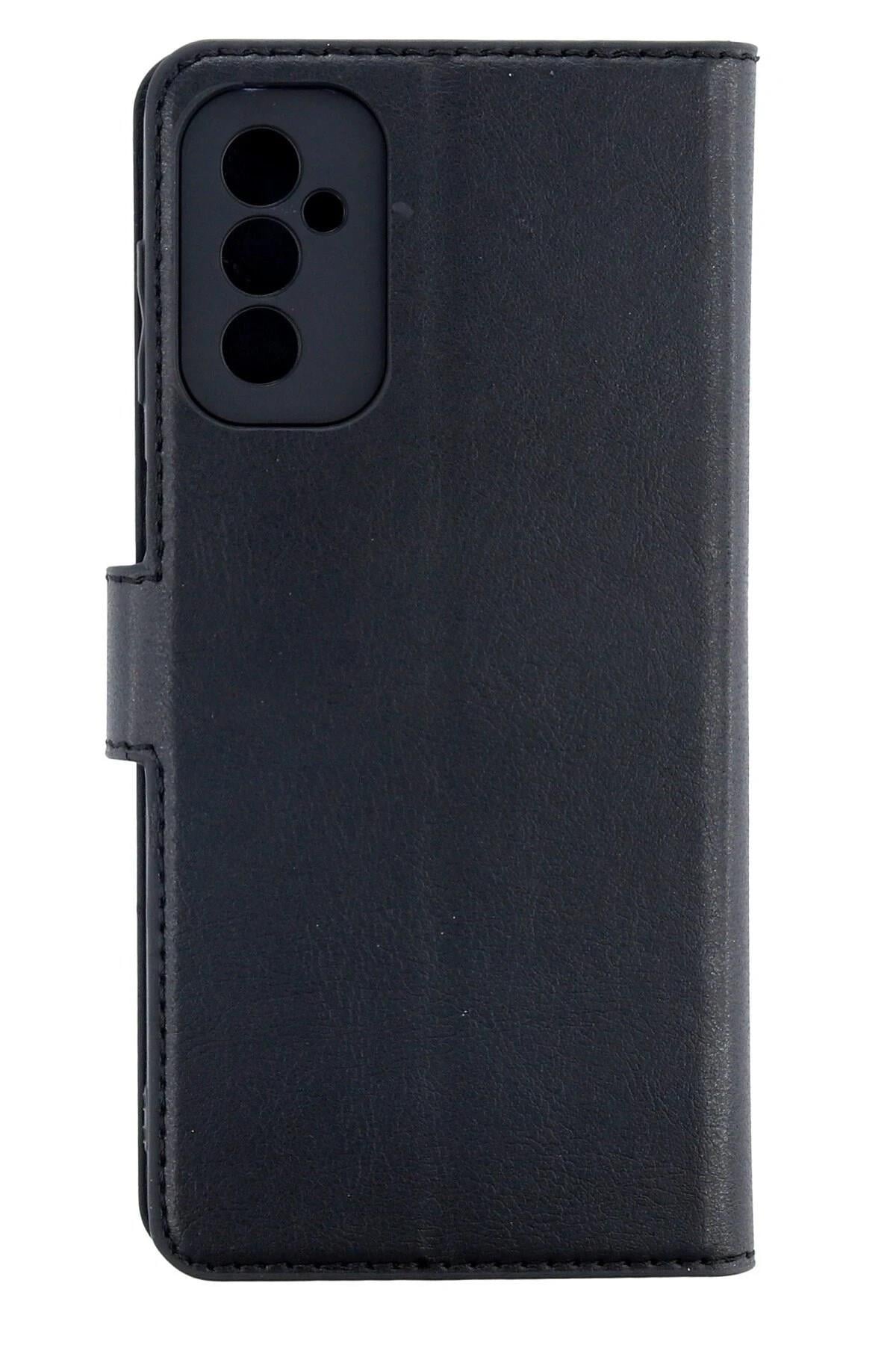Mey İthalat®  Samsung Galaxy M52 5G Kılıf Trend S Plus Kapaklı Kılıf - Siyah