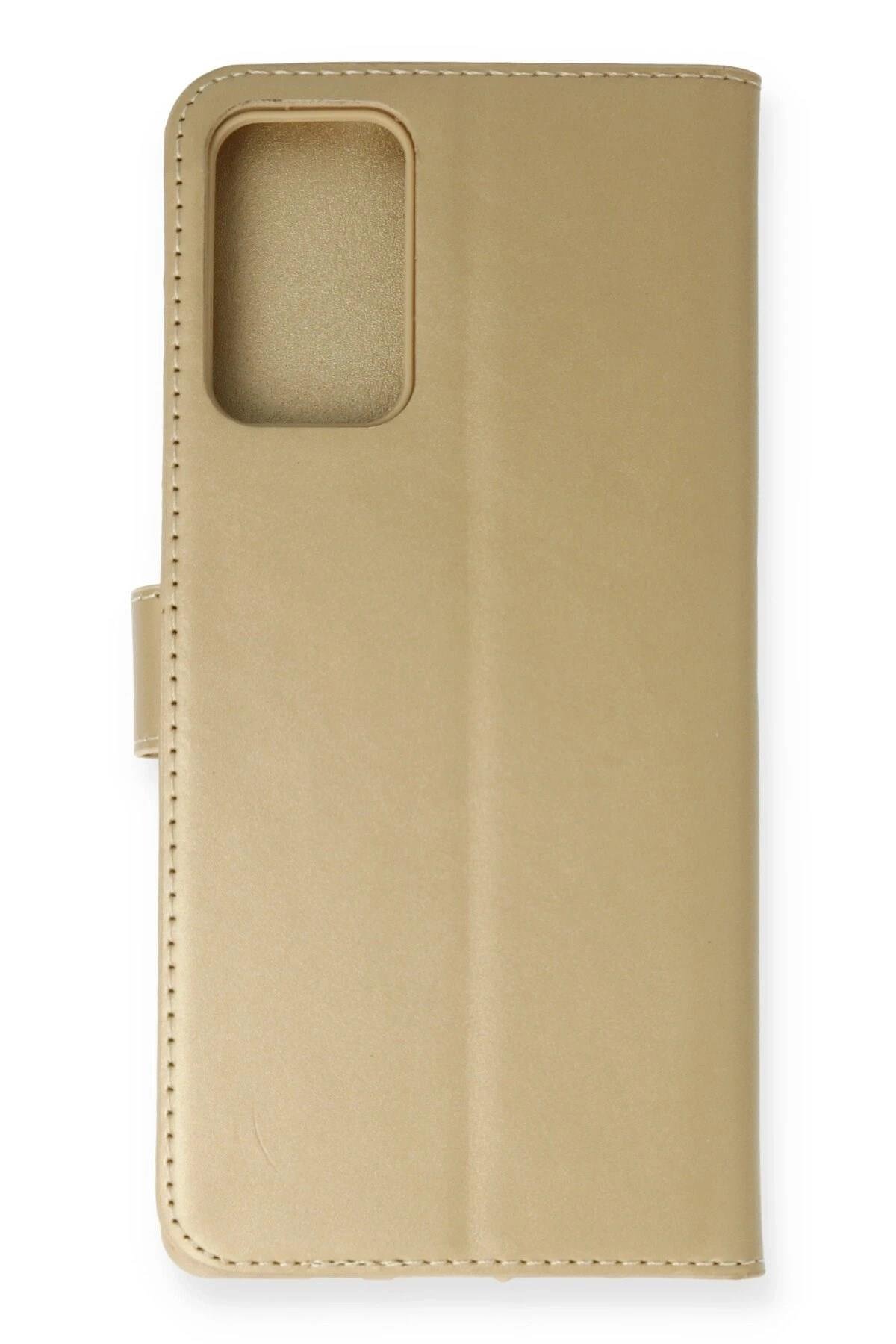 Mey İthalat®  Samsung Galaxy Note 20 Kılıf Trend S Plus Kapaklı Kılıf - Gold