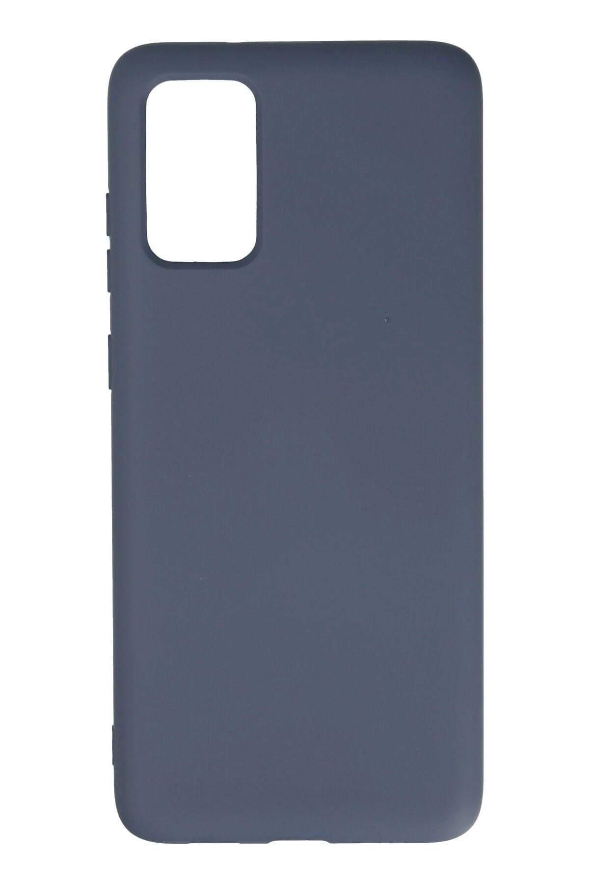 Mey İthalat®  Samsung Galaxy S20 Plus Kılıf Nano içi Kadife Silikon - Gri
