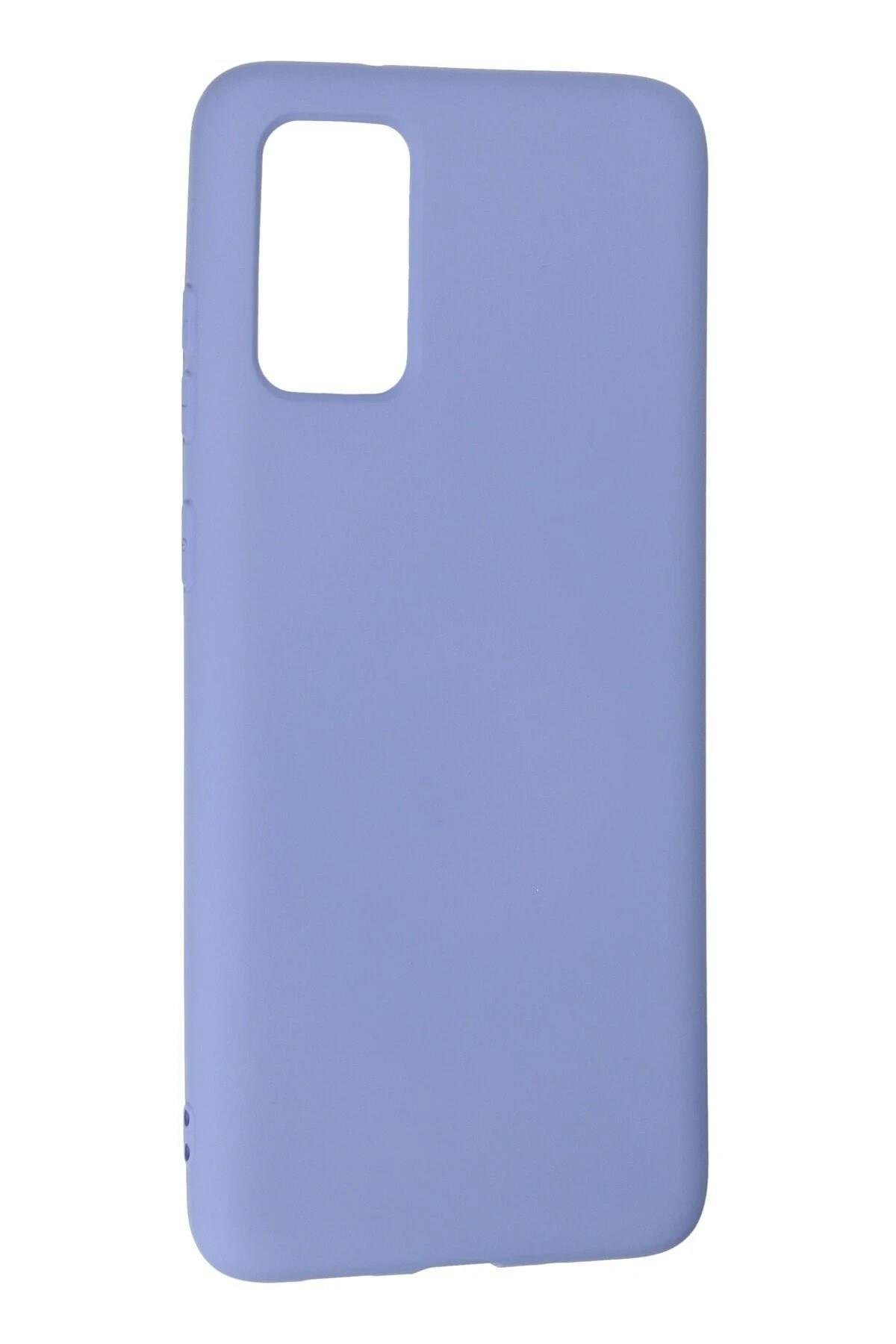 Mey İthalat®  Samsung Galaxy S20 Plus Kılıf Nano içi Kadife Silikon - Lila