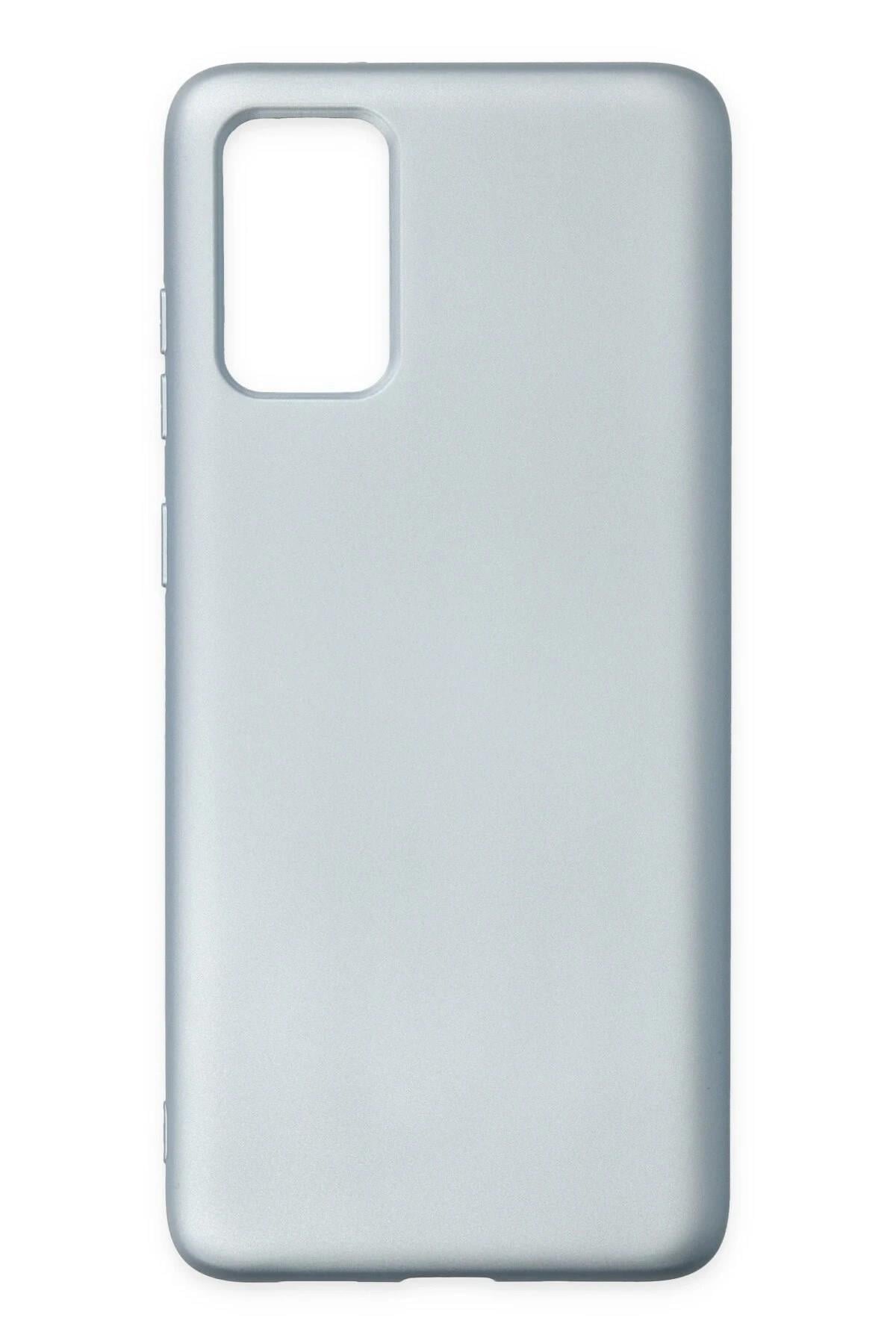 Mey İthalat®  Samsung Galaxy S20 Plus Kılıf Nano içi Kadife Silikon - Sky Blue