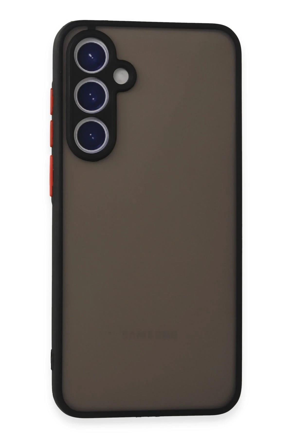 Mey İthalat®  Samsung Galaxy S23 FE Kılıf Montreal Silikon Kapak - Siyah