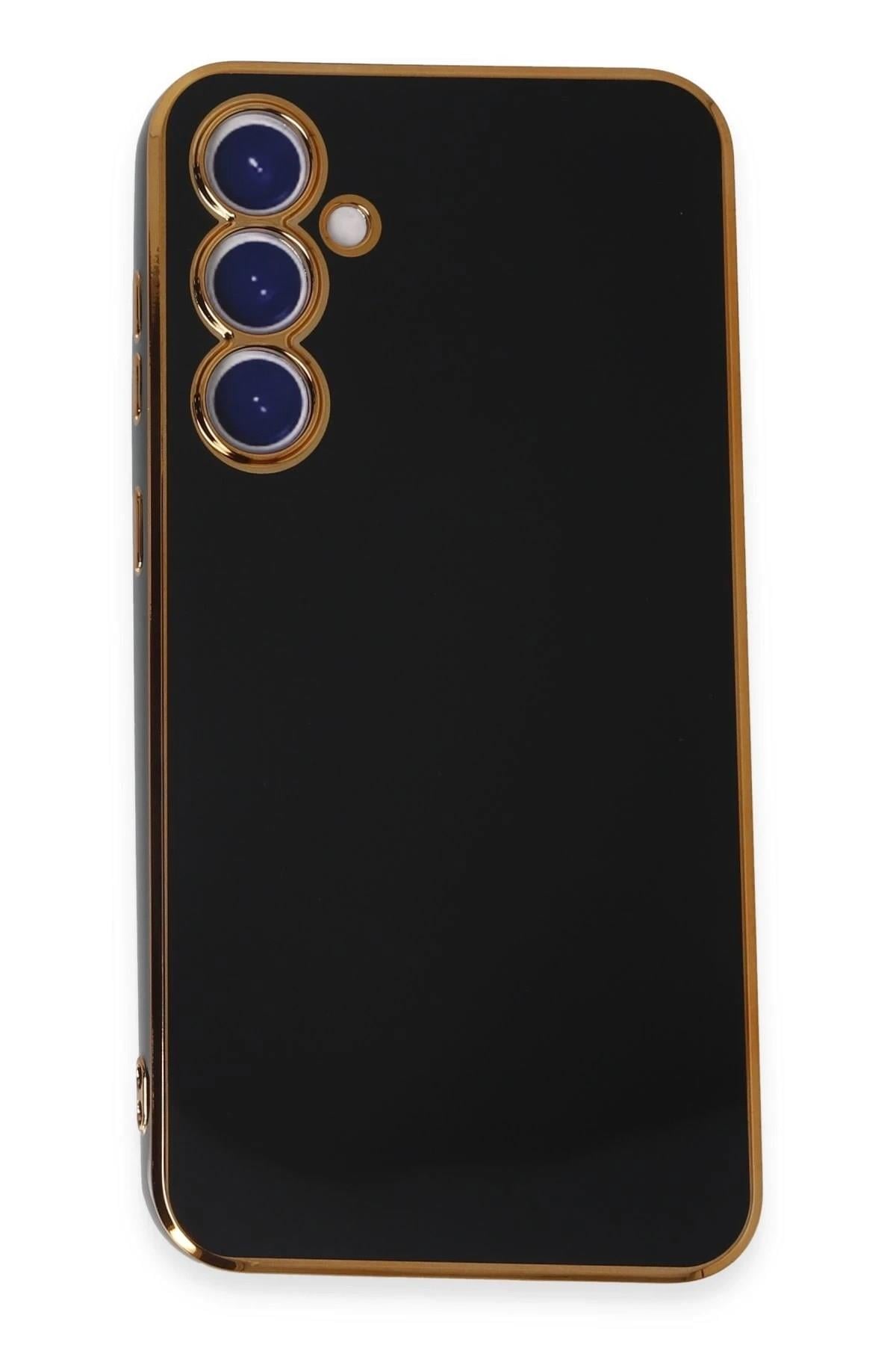 Mey İthalat®  Samsung Galaxy S23 FE Kılıf Volet Silikon - Siyah